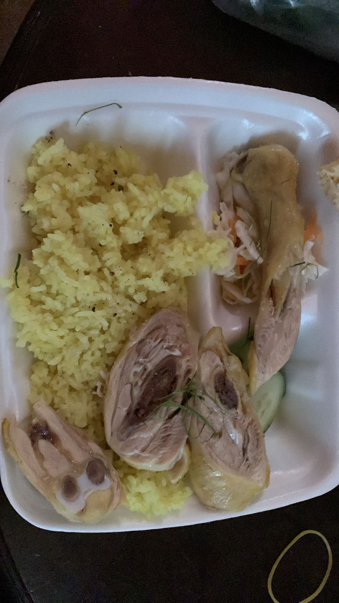 Chicken rice with veggies