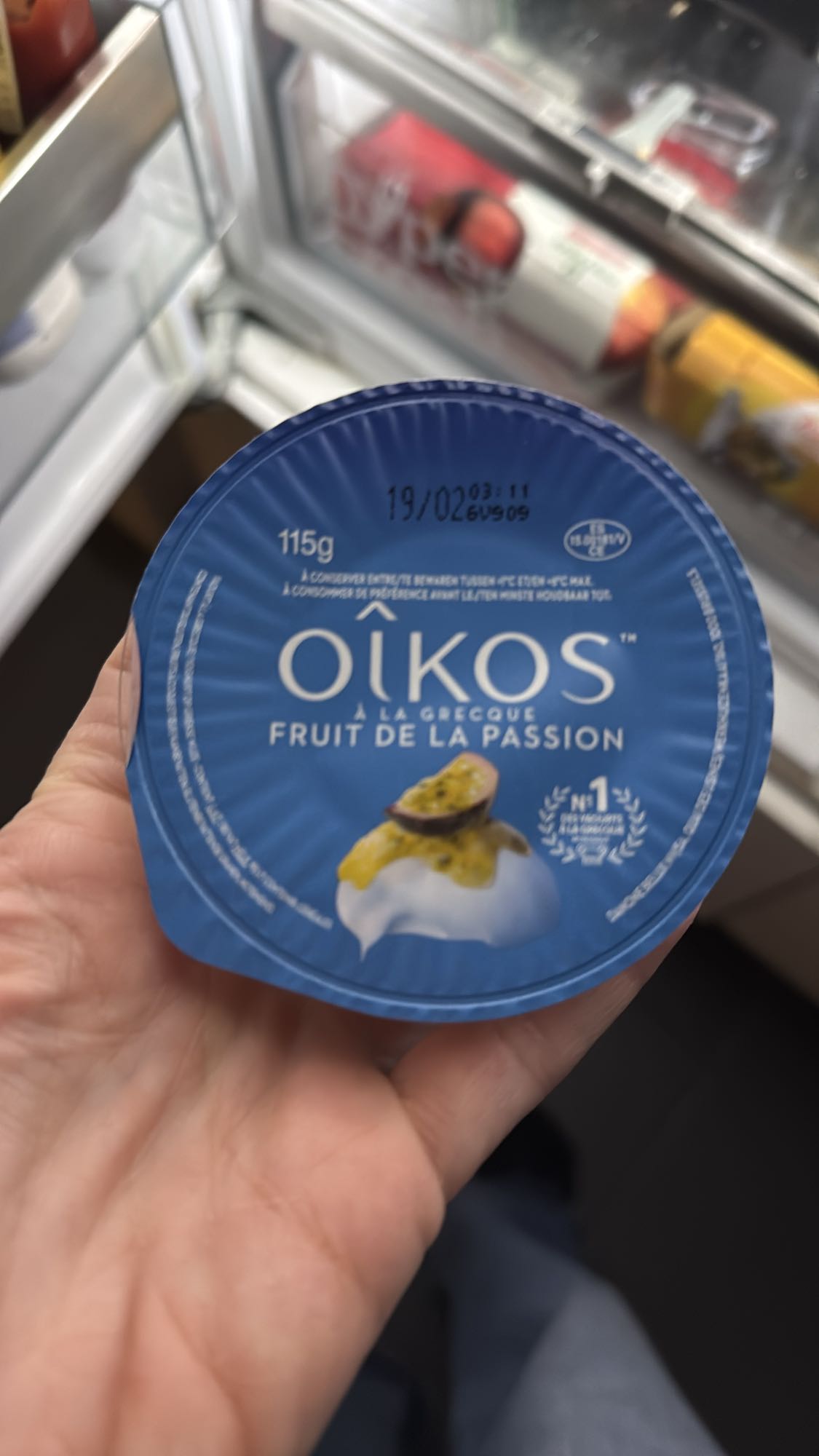 Griekse yoghurt passievrucht