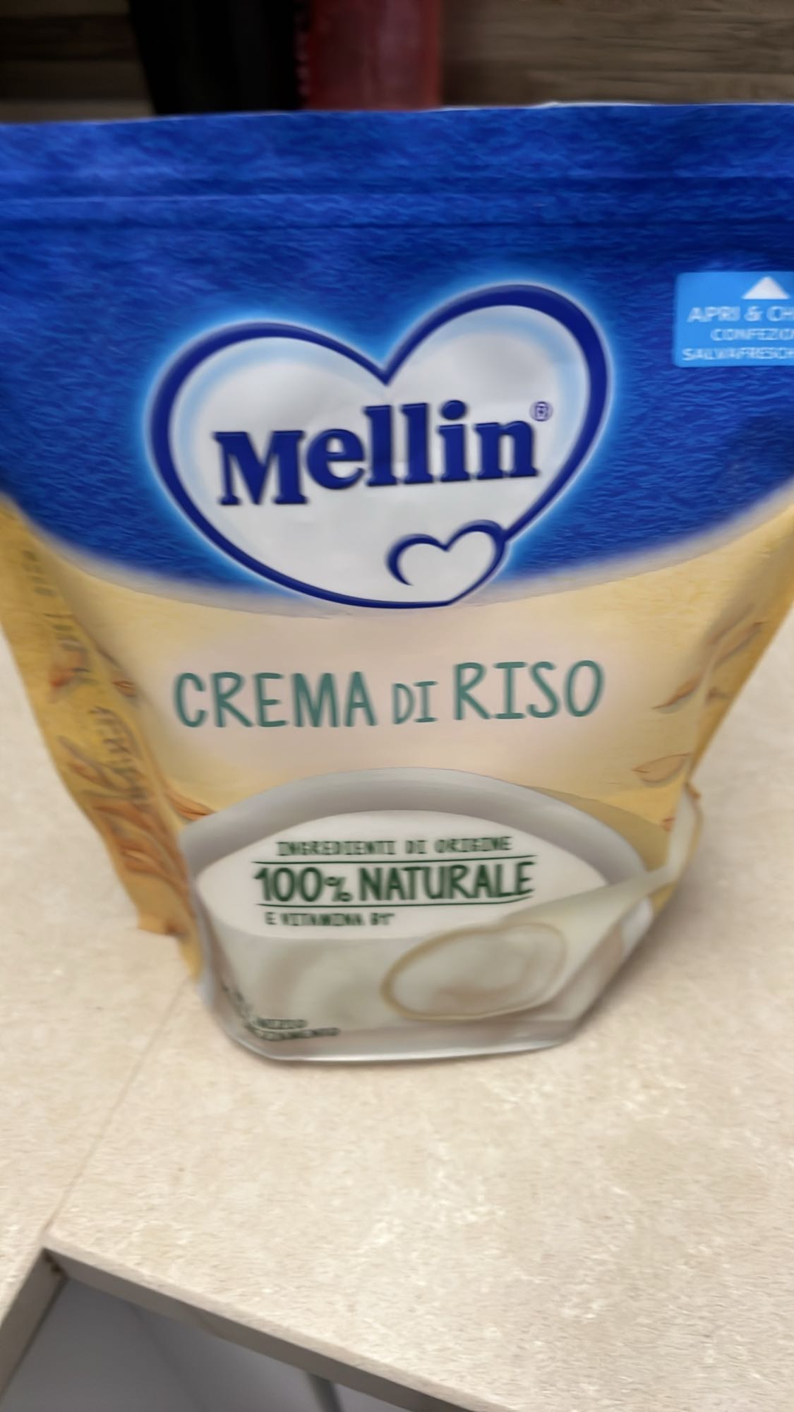 Crema di riso Mellin