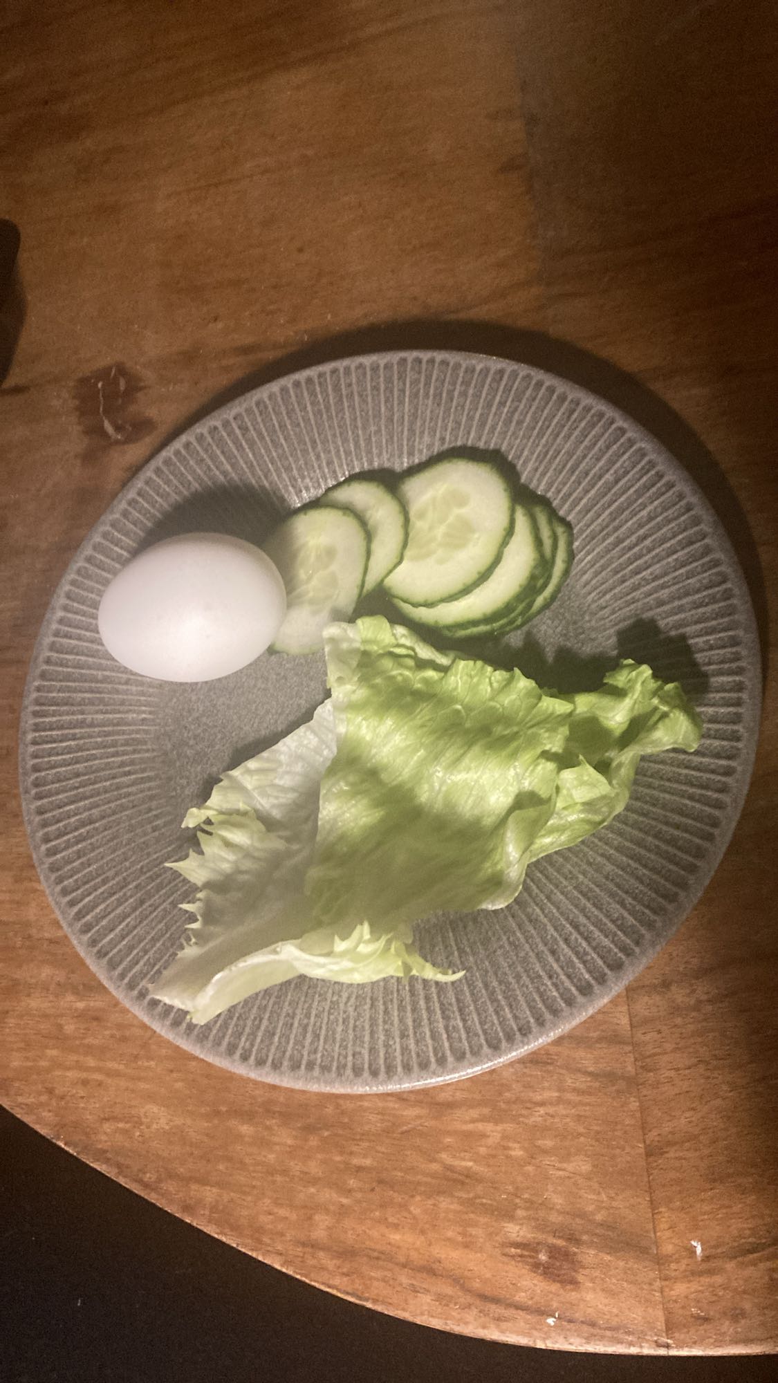 Ägg och grönsaker tallrik