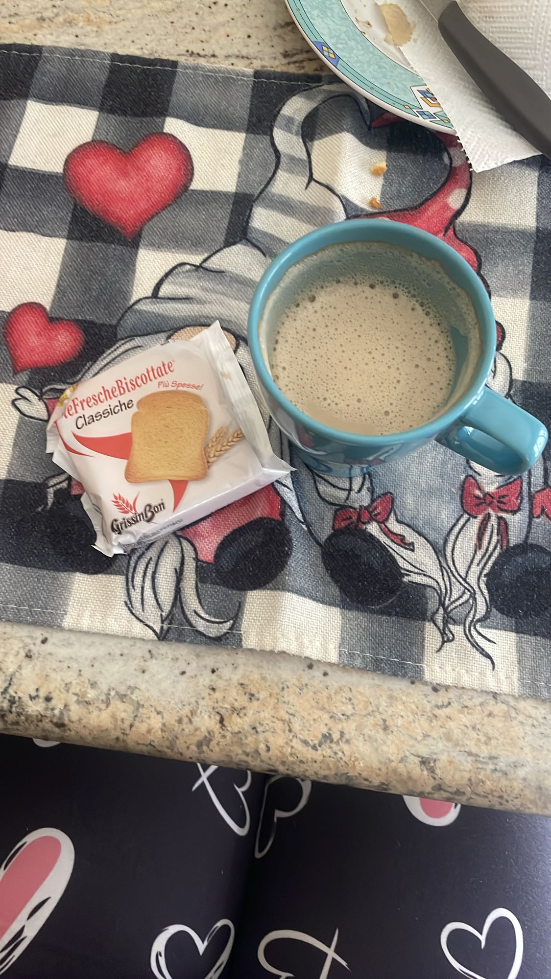 Colazione biscotti e caffè