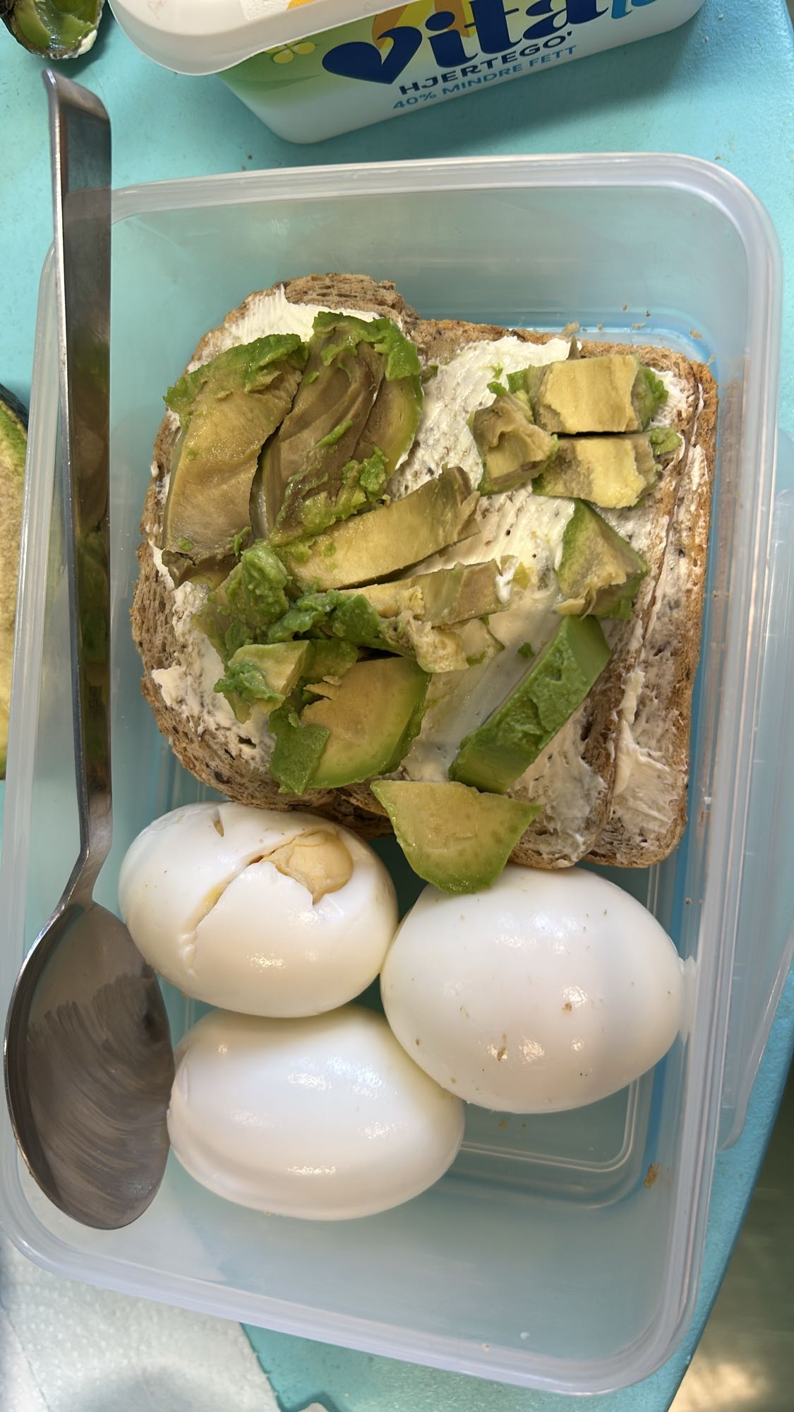 Avokadotoast med egg