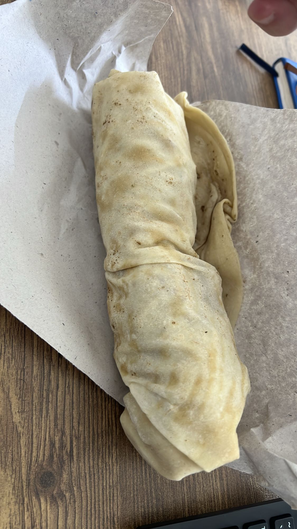 Crispy chicken wrap