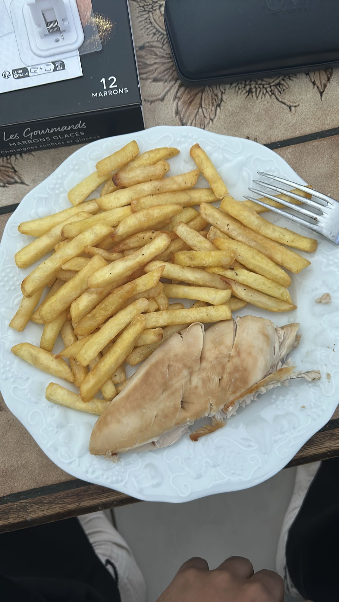 Poulet et frites