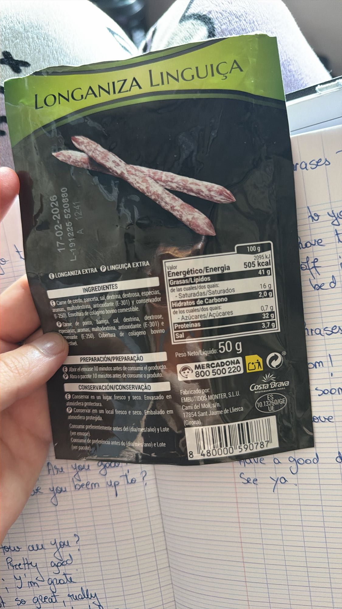 Longaniza uscata
