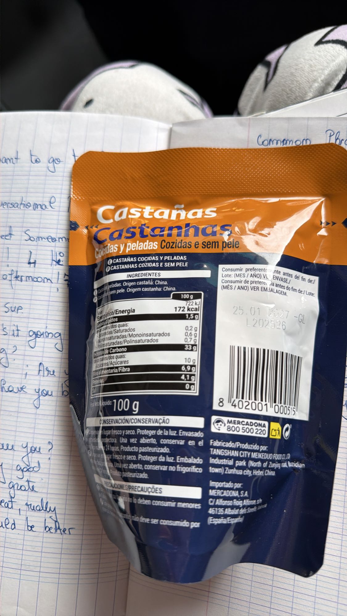 Castane coapte decojite