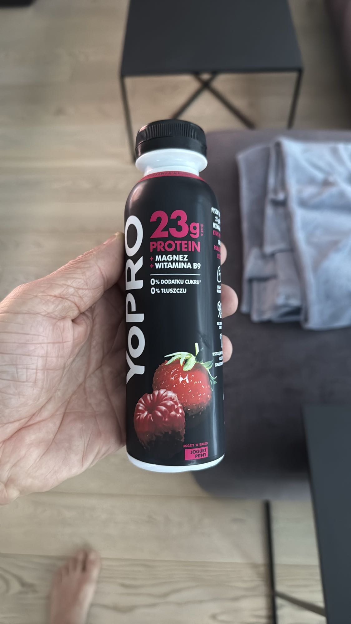 Jogurt pitny Yopro malina