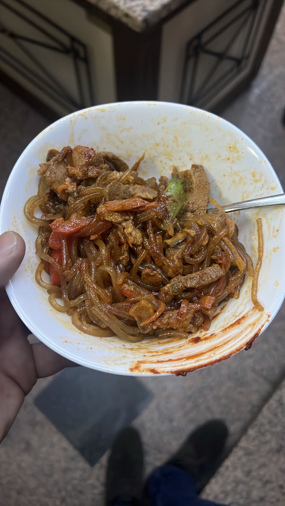 Tăiței cu vită și legume