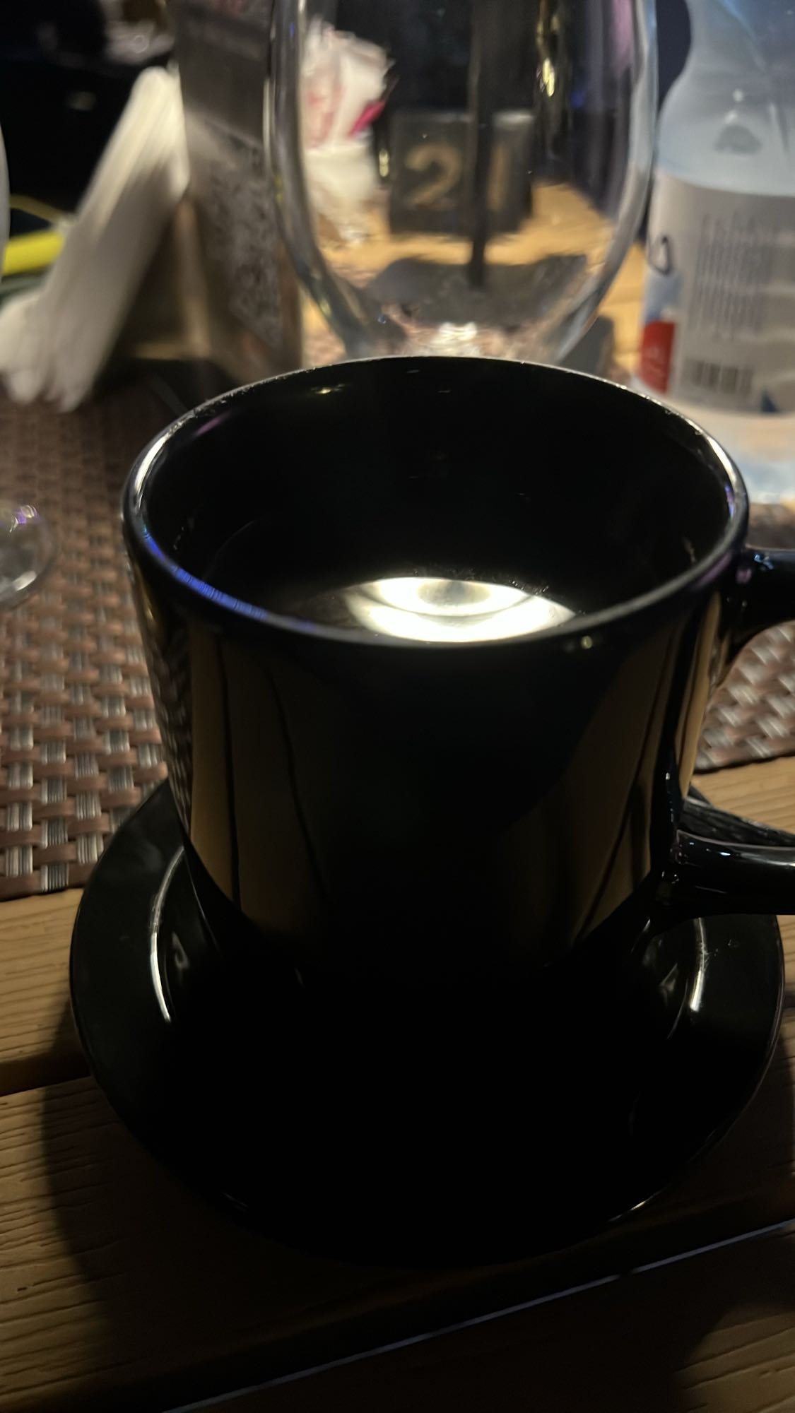 Black coffee