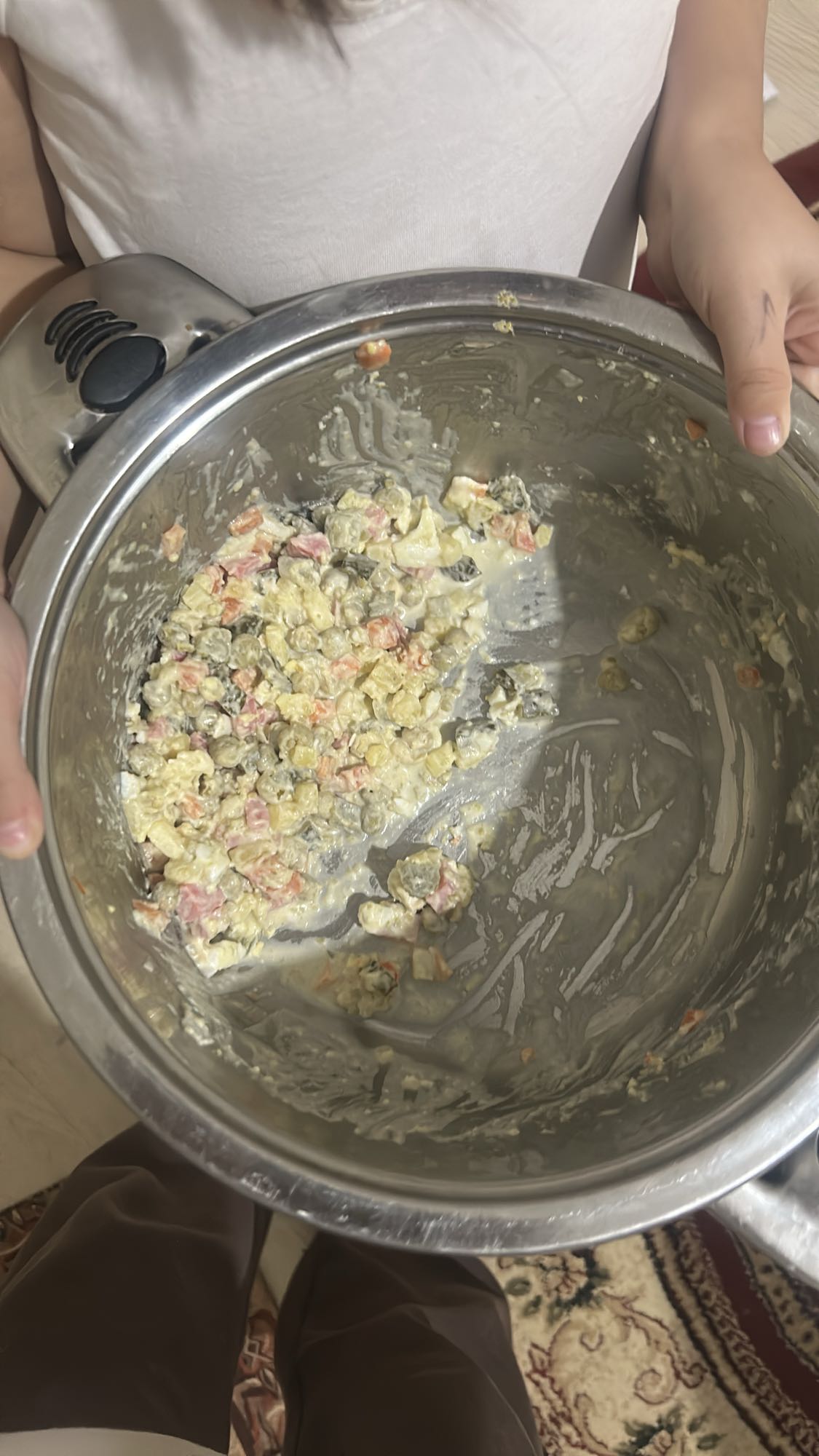 Оливье остатки