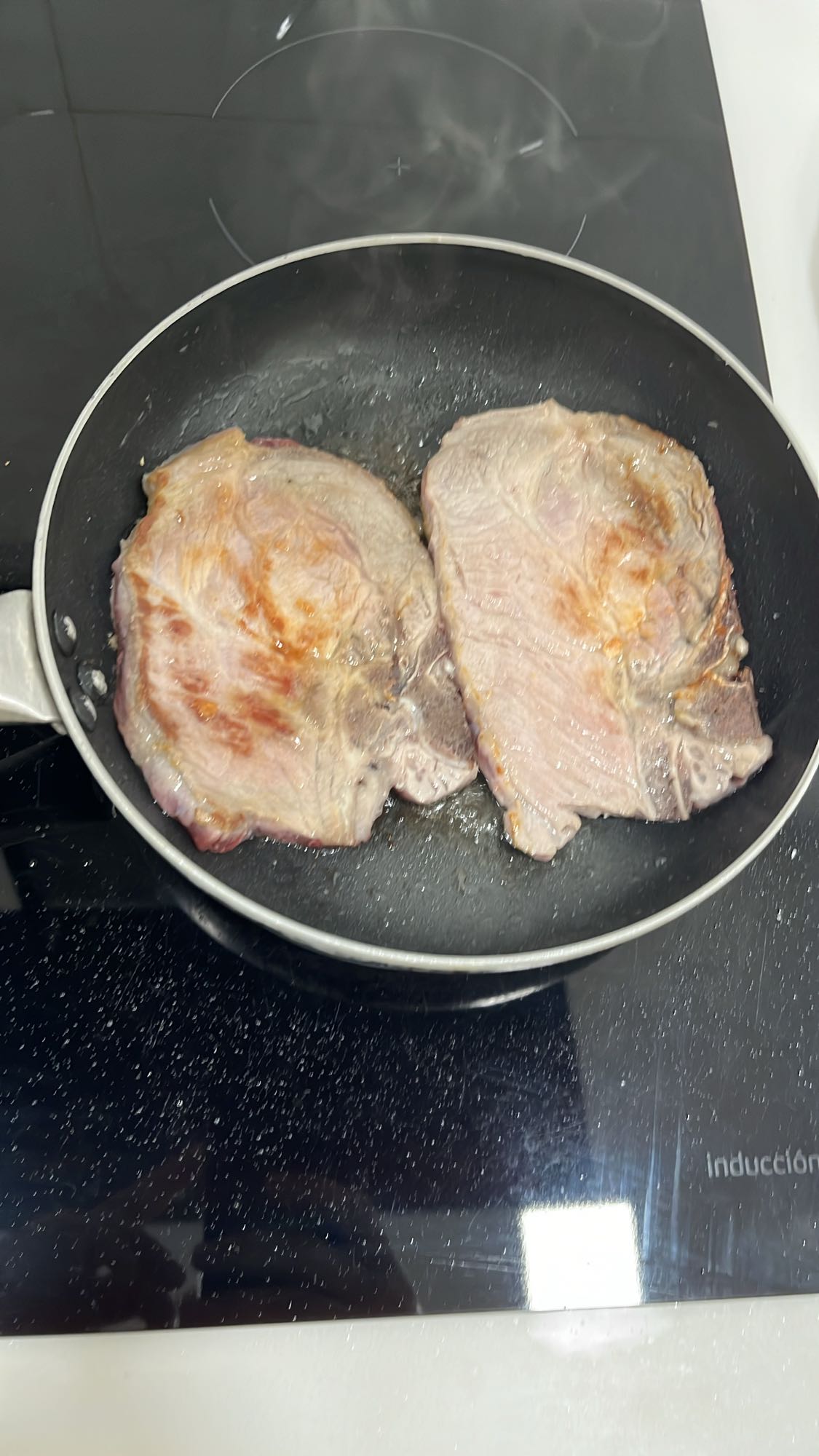 Chuletas de cerdo a la plancha