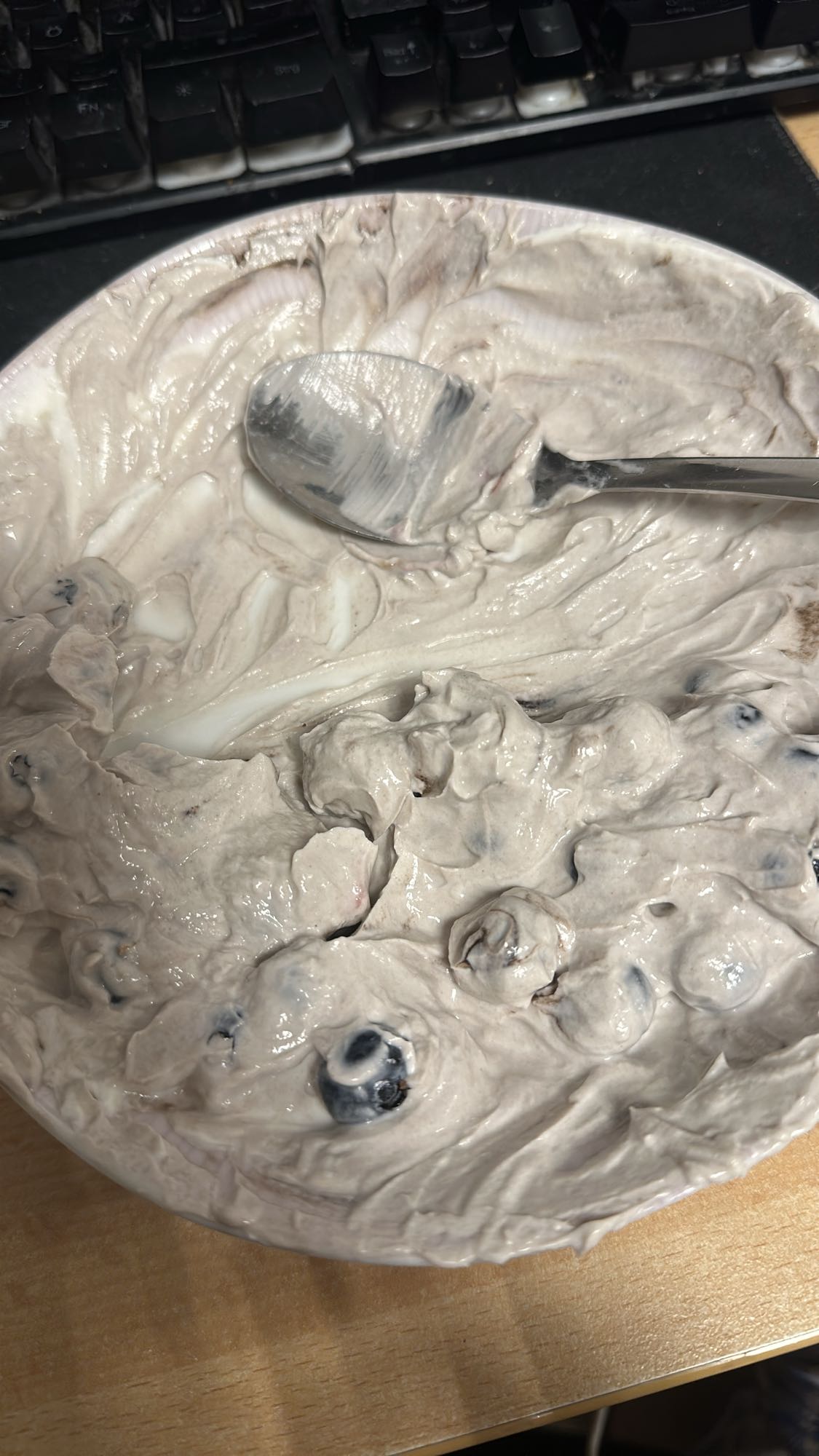 Griekse yoghurt met bosbessen