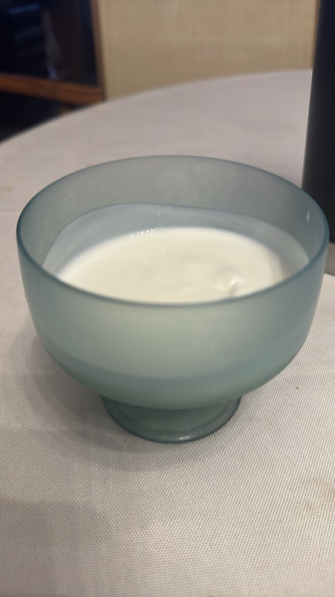 Tigela de iogurte natural