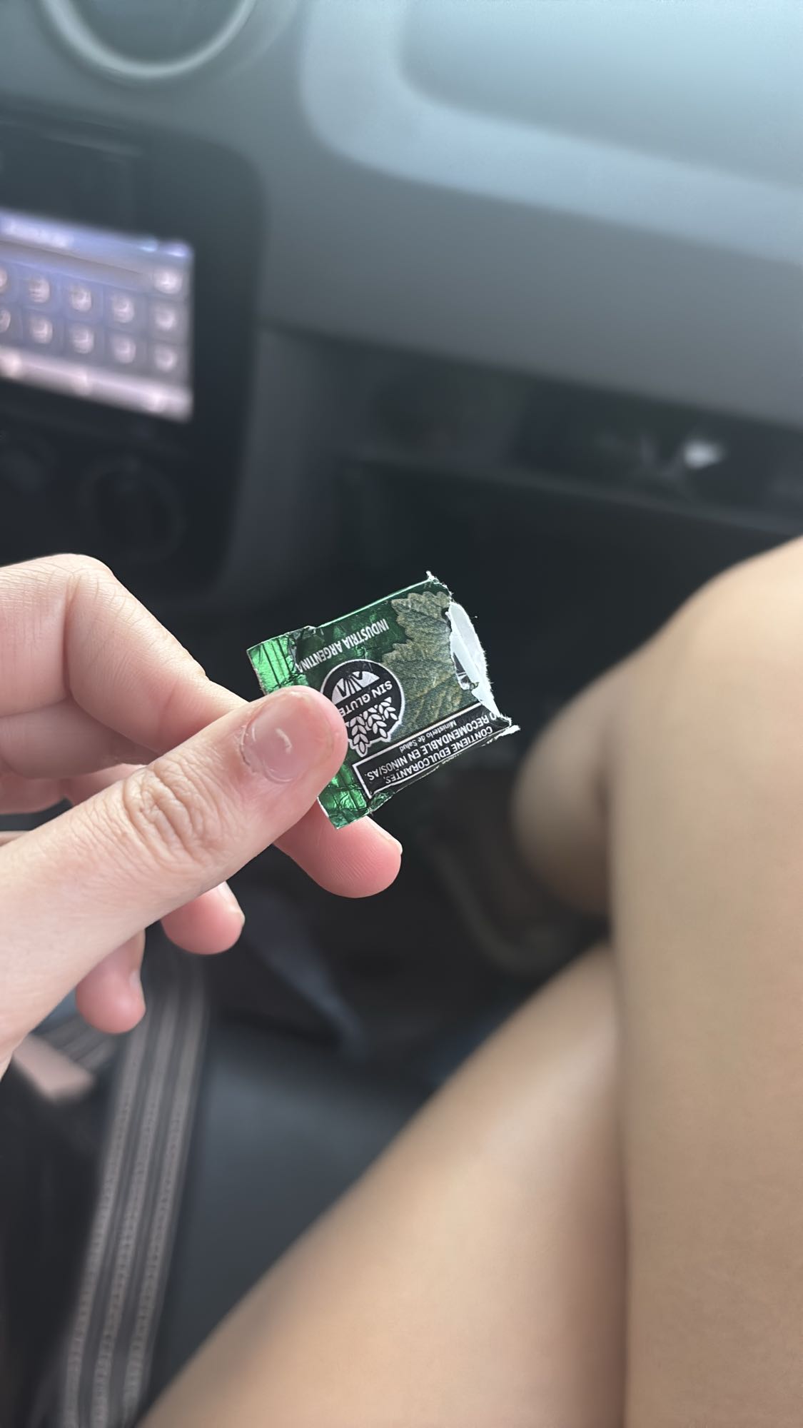 caramelo de menta sin gluten