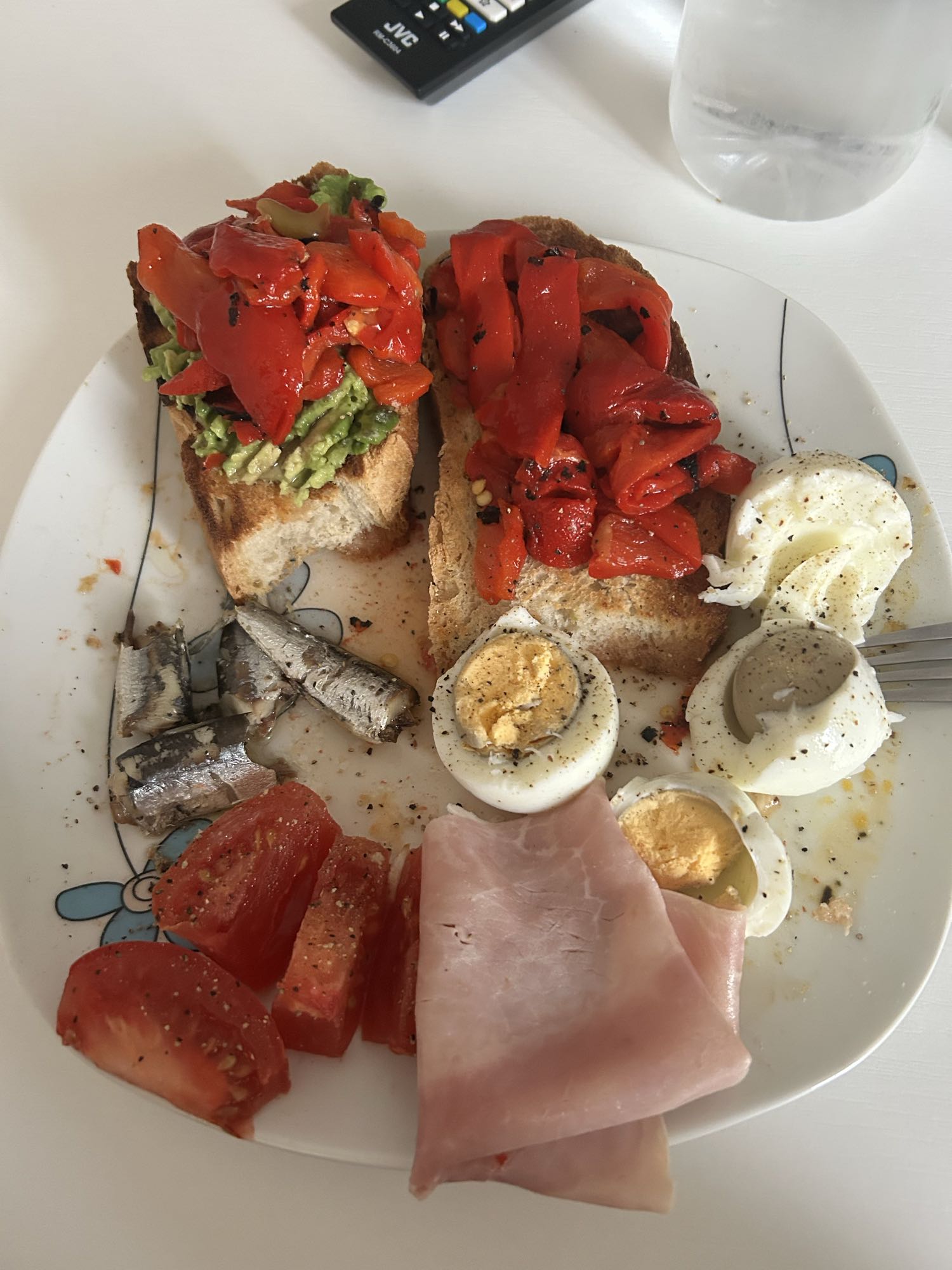 Desayuno variado saludable