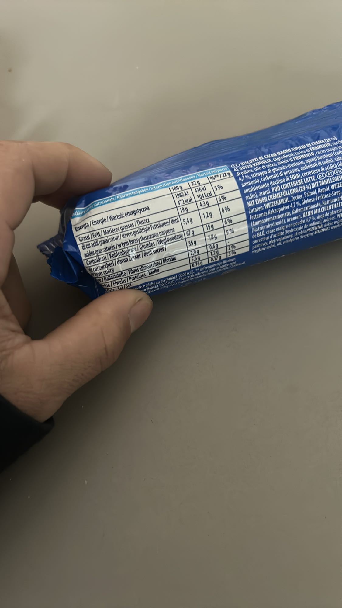 Biscuits crème cacao