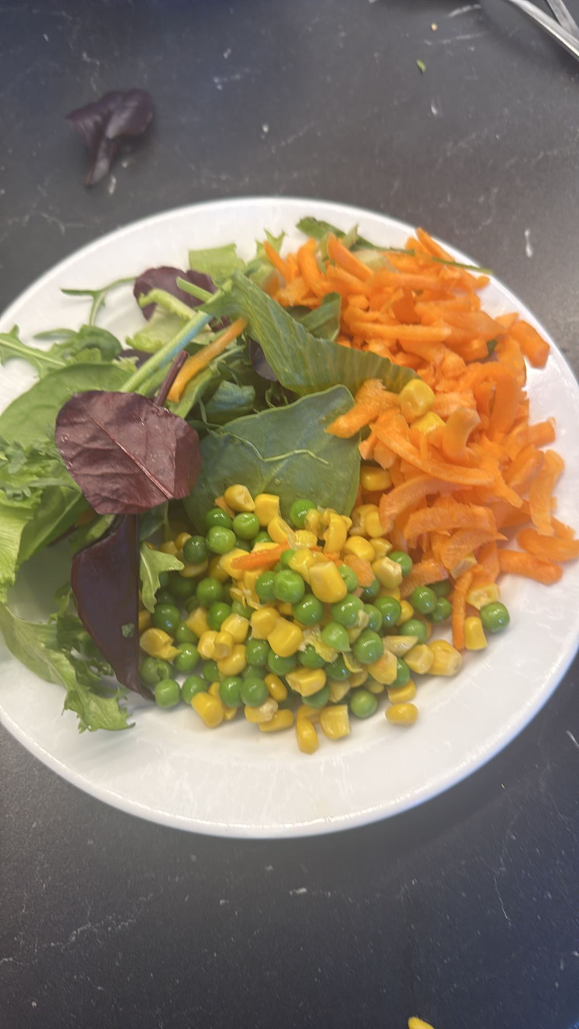 Grönsaksblandad sallad