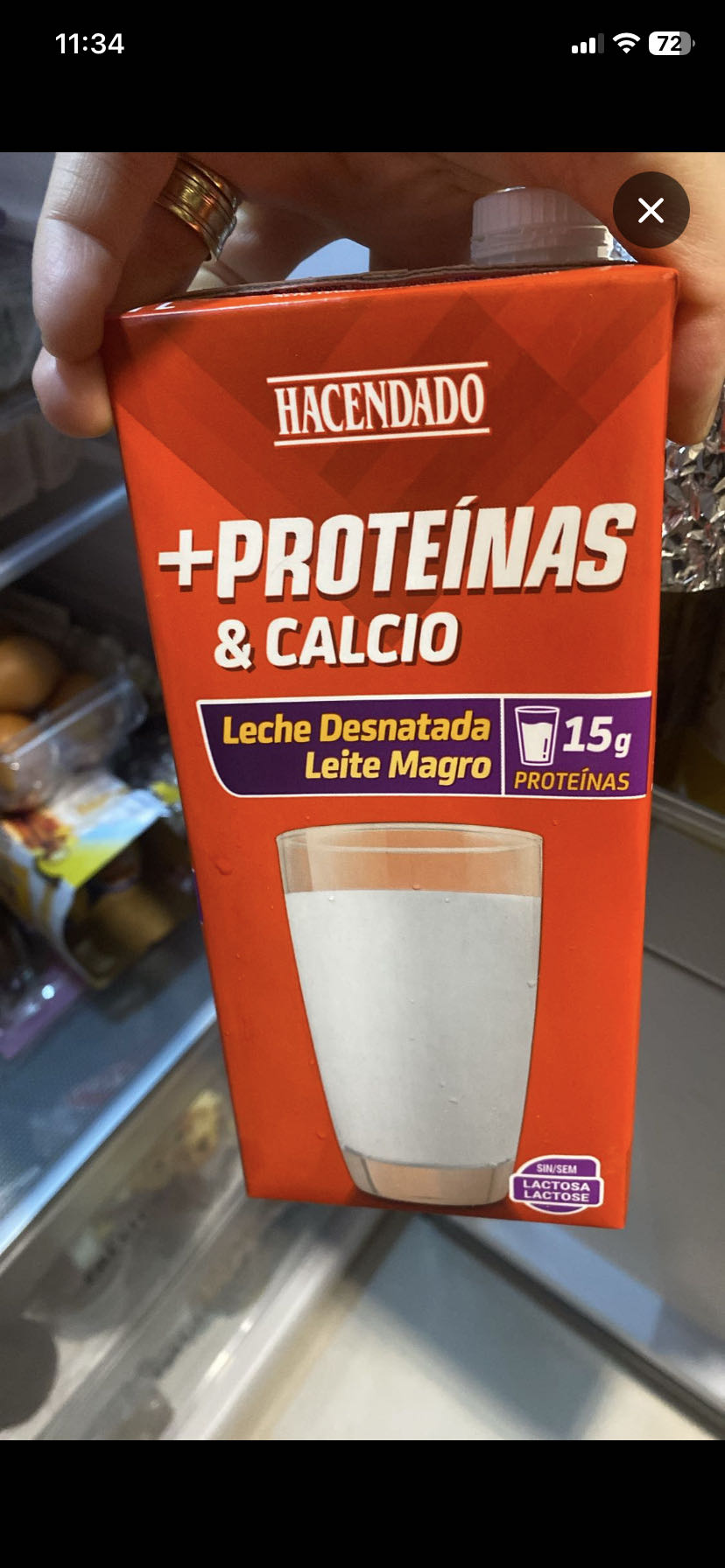 Lapte degresat proteic