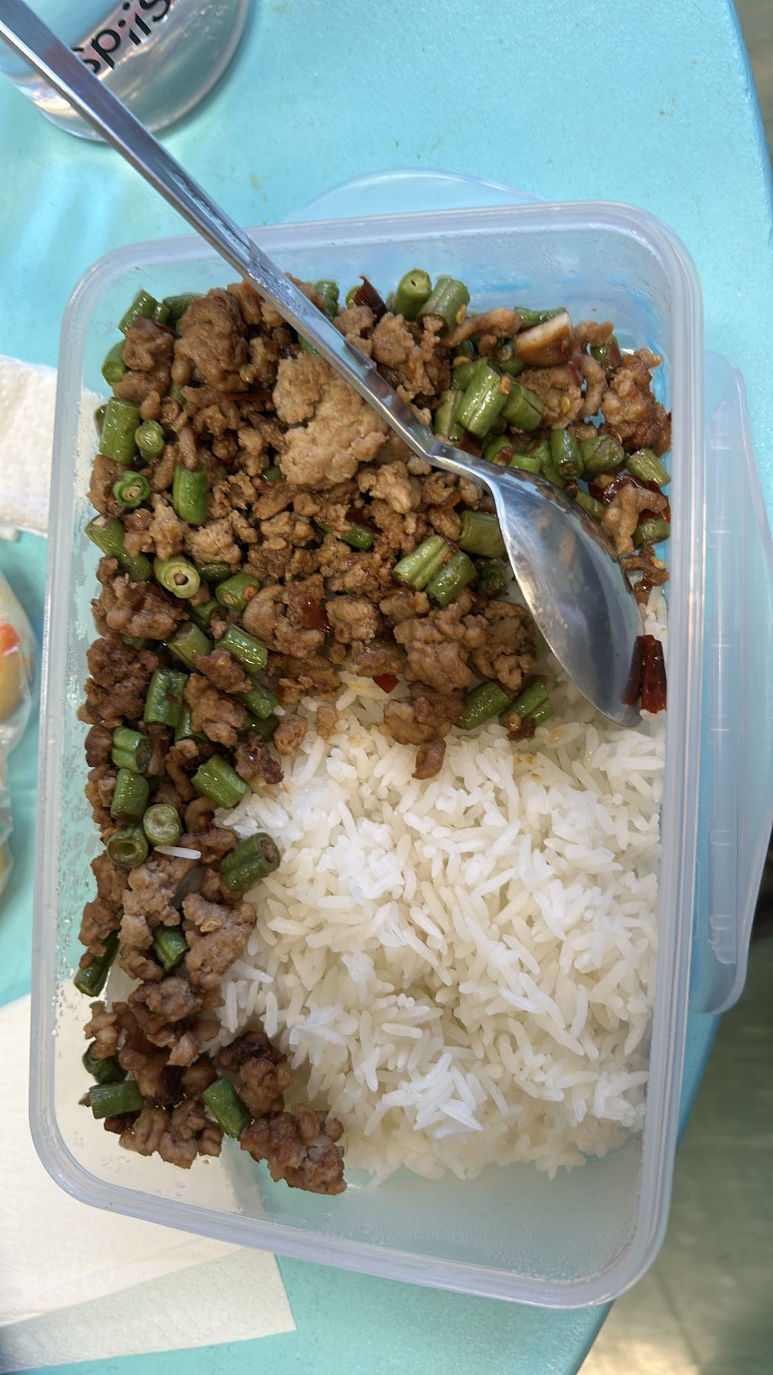 Kjøttdeig med ris og bønner