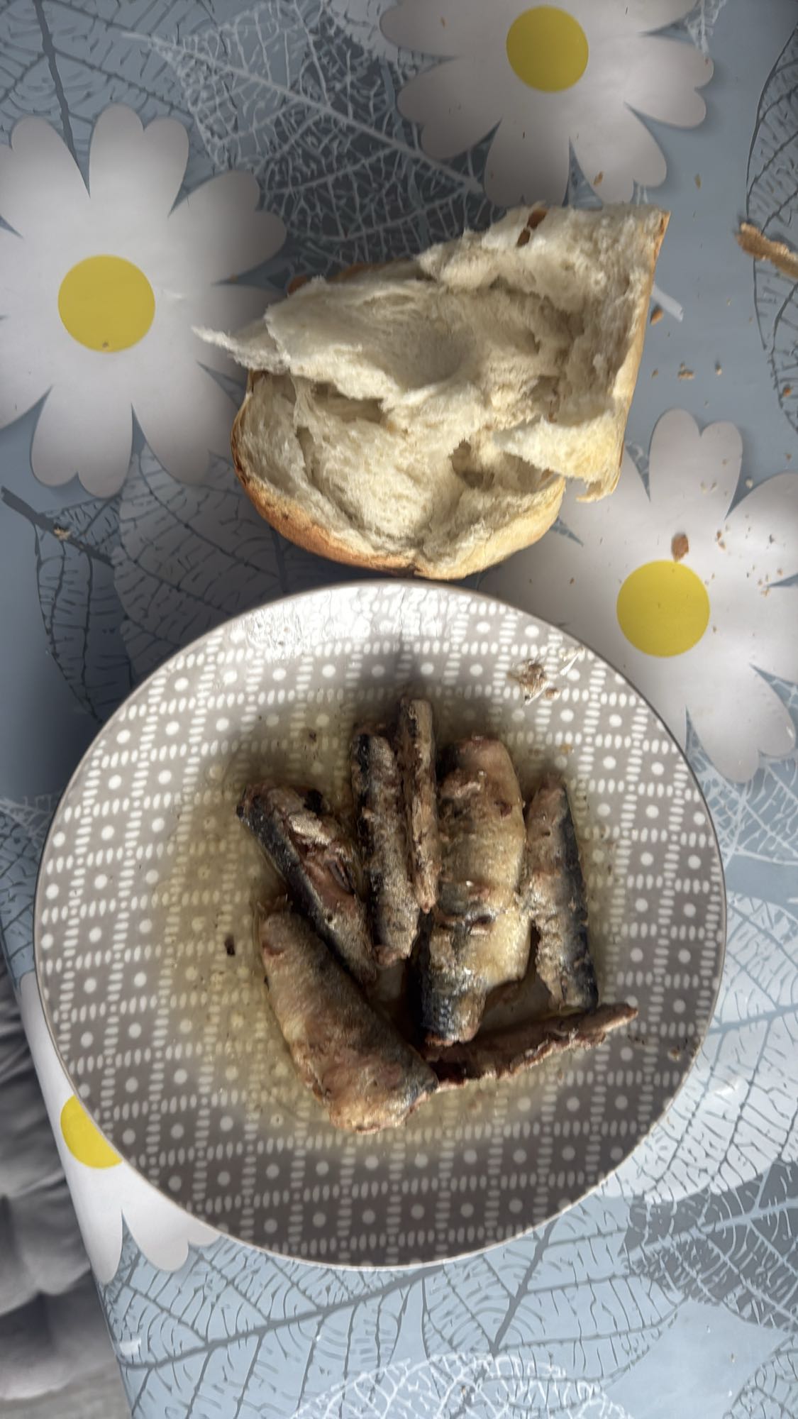 Sardine cu pâine