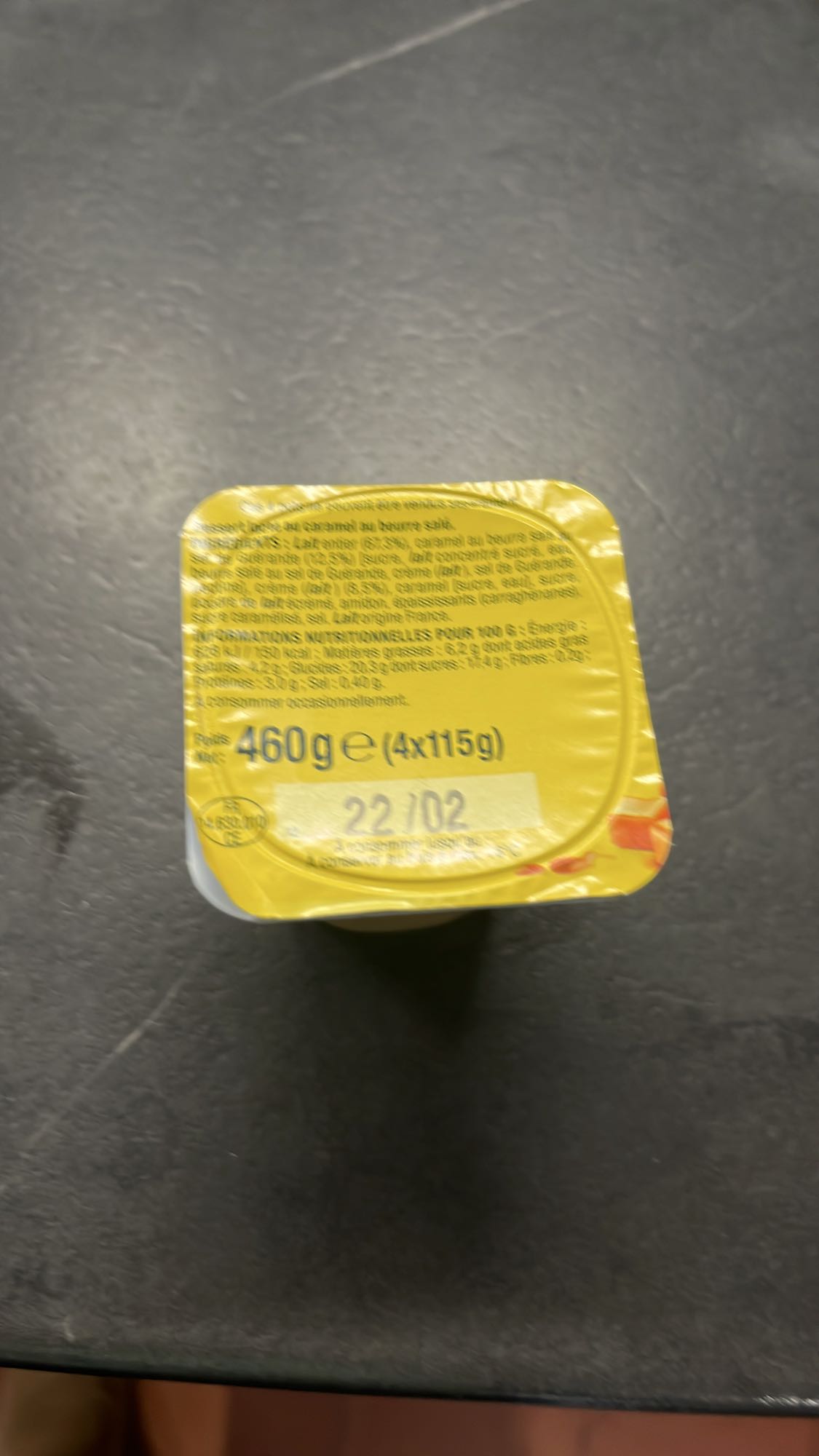 Yaourt caramel beurre salé