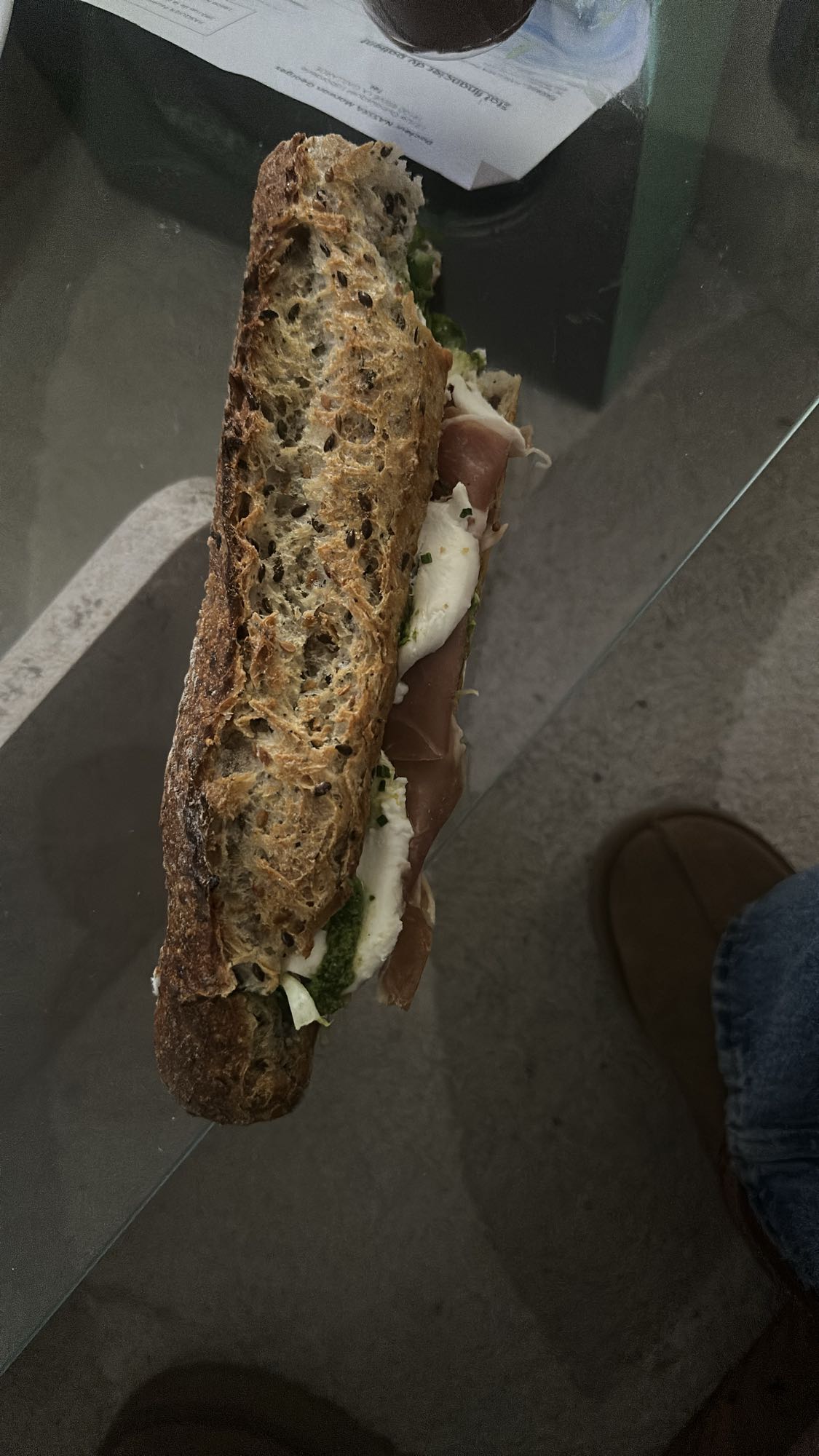 Sandwich italien rustique