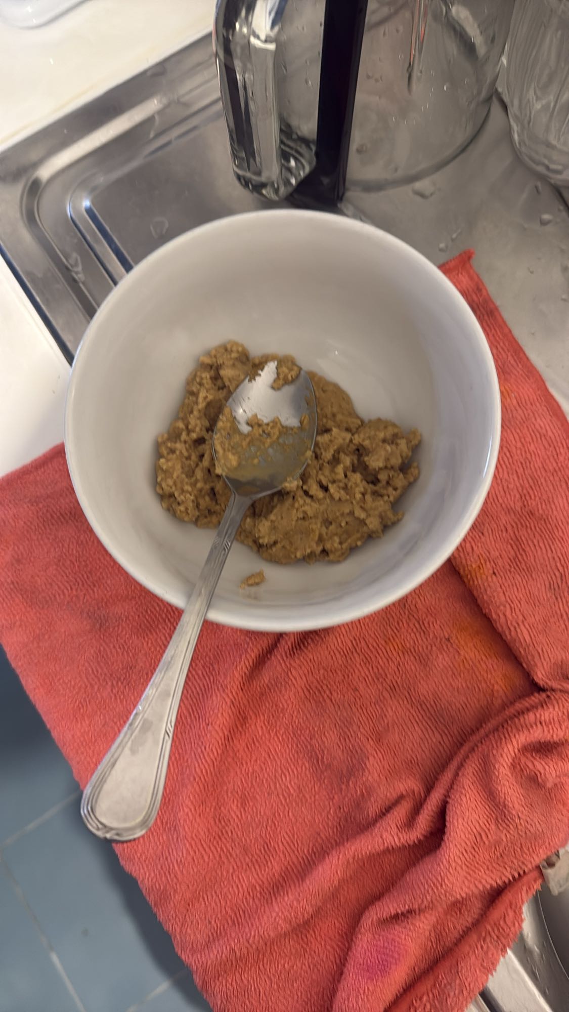 avena con mantequilla de maní