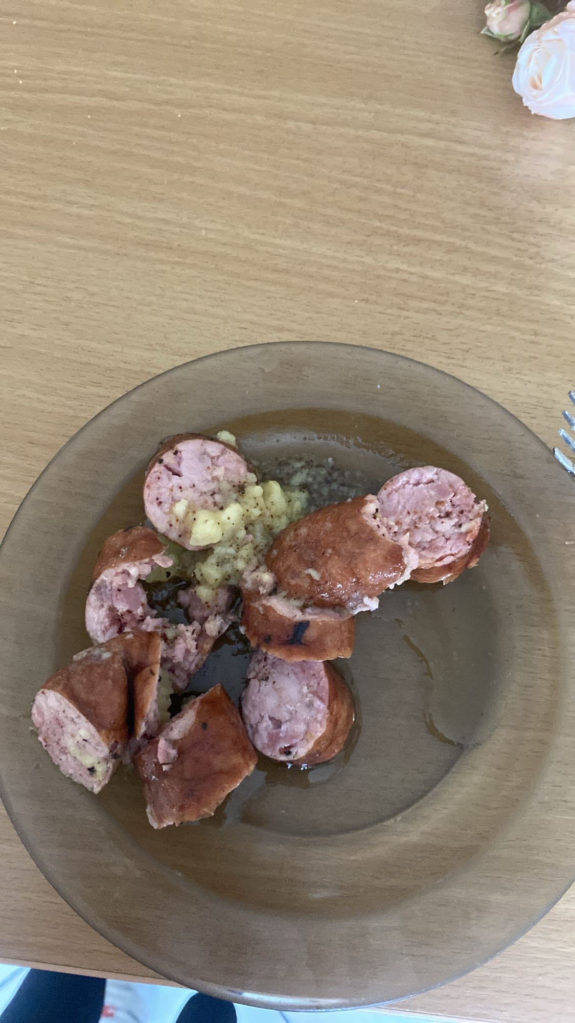 Kiełbasa z ziemniakami