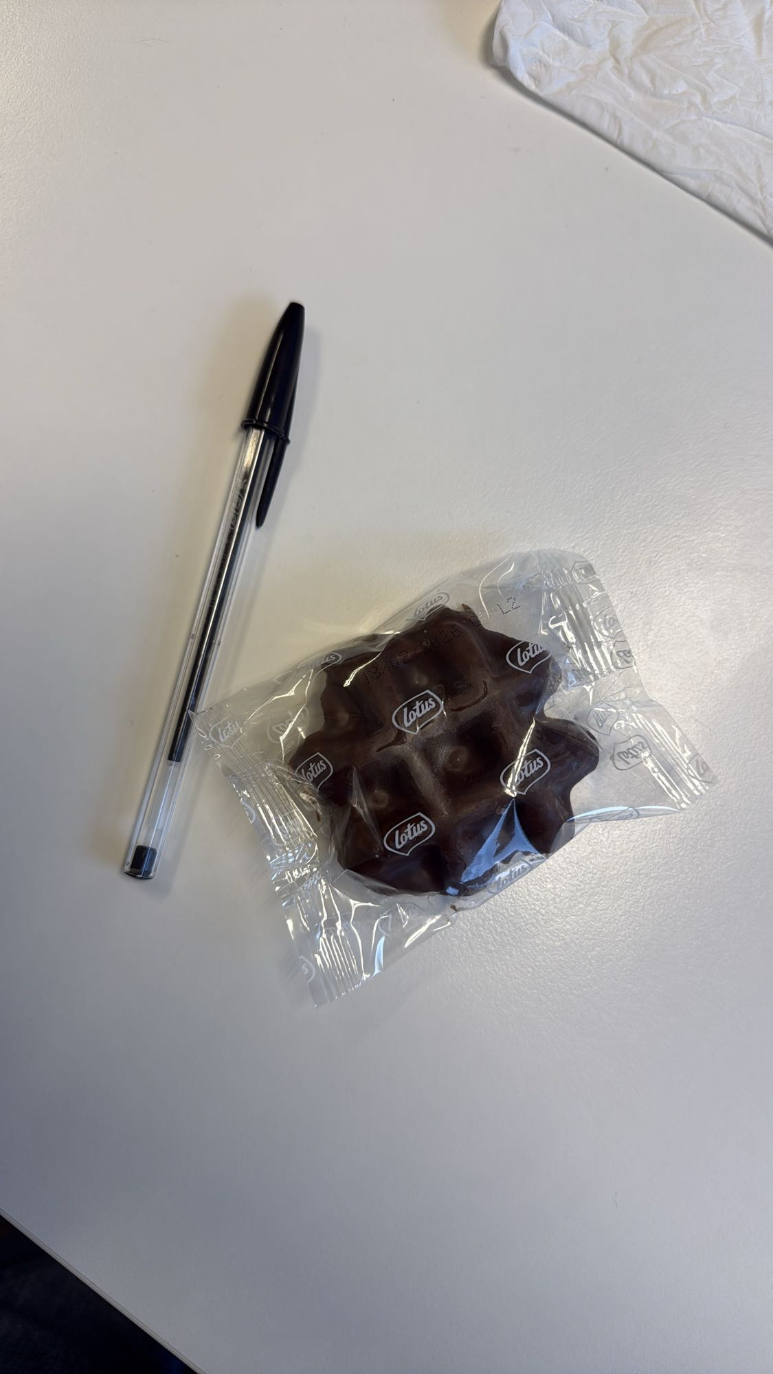 Lotus chocolate waffle