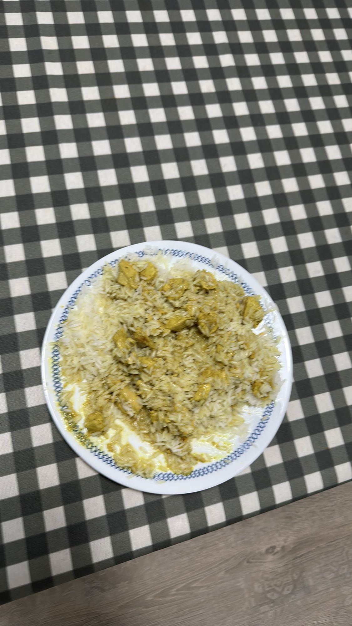 arroz con pollo al curry