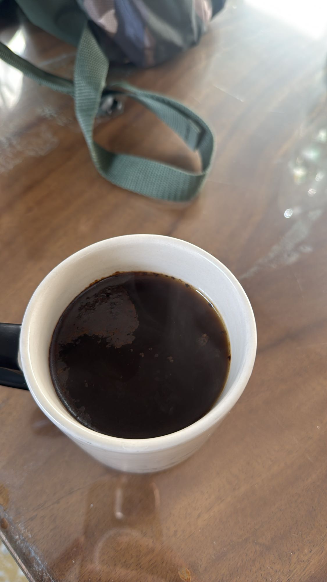 taza de café negro