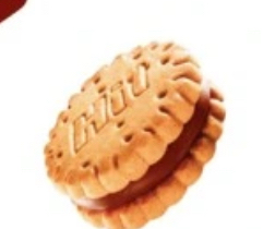 ciastko z kremem czekoladowym