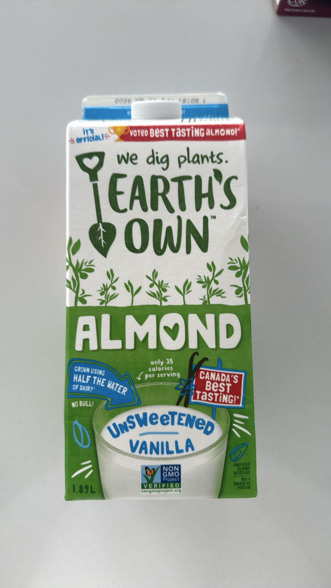 Lait d'amande vanille