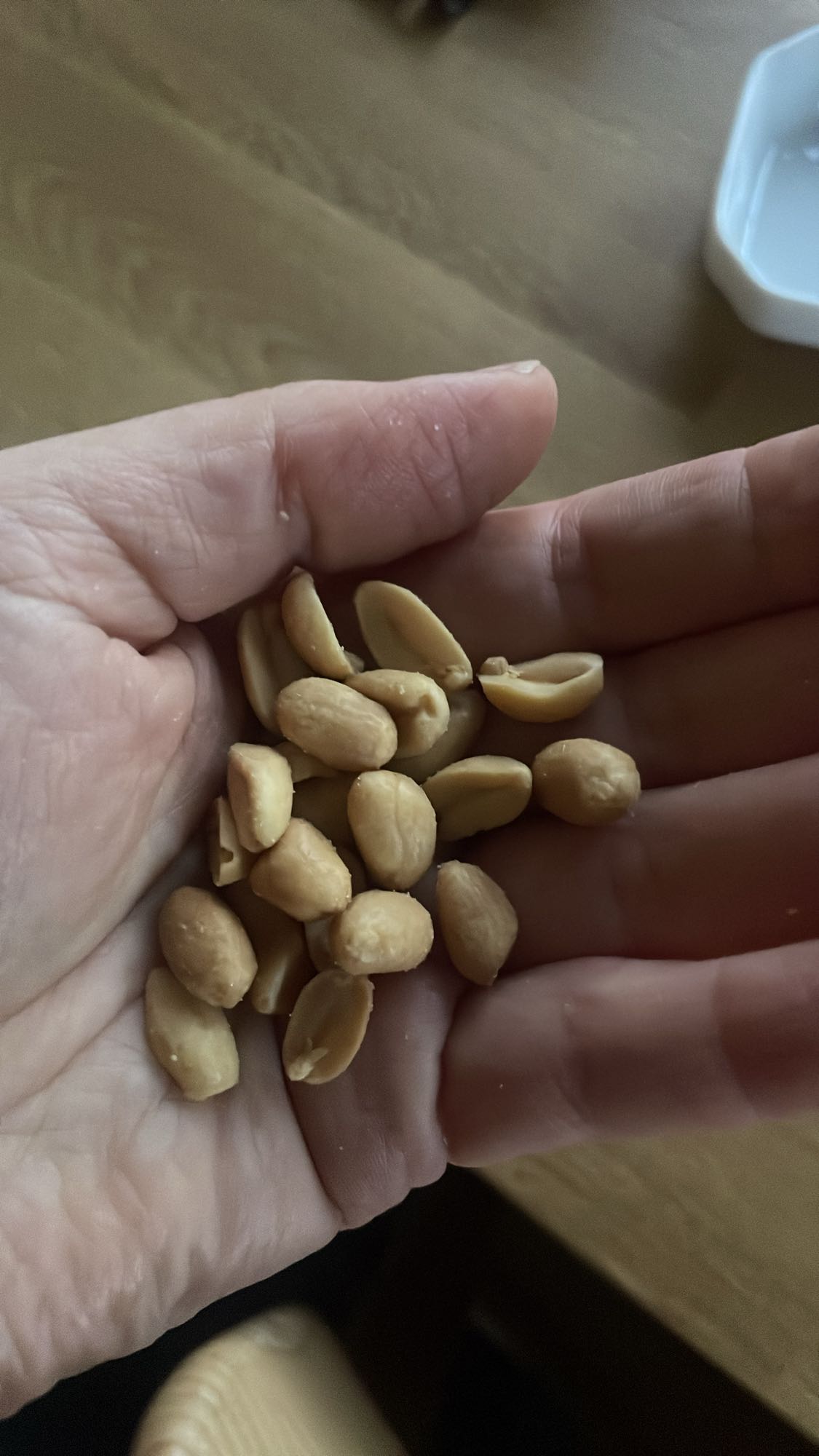 Garść orzeszków ziemnych