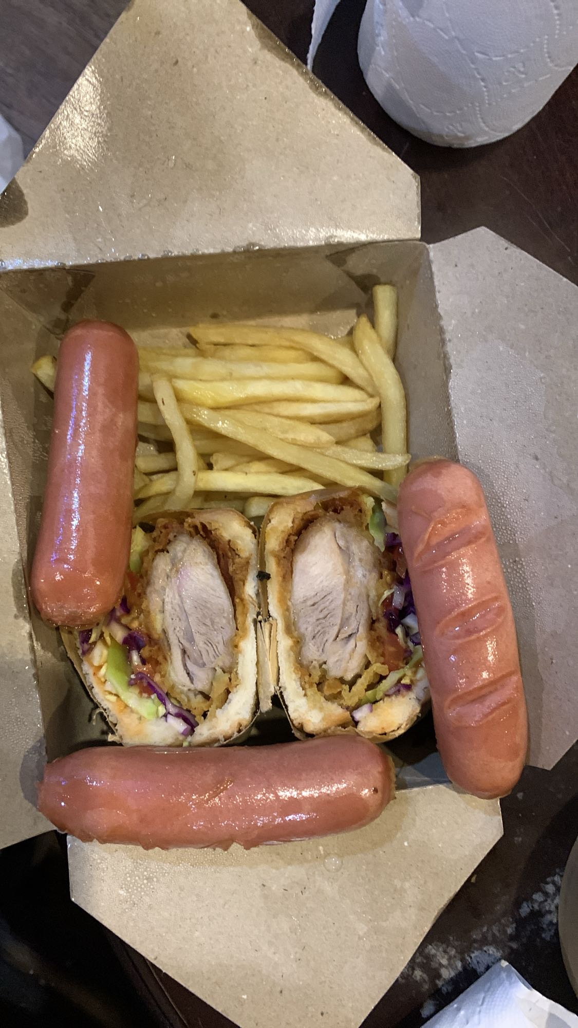 Hot Dog & Chicken Wrap Box