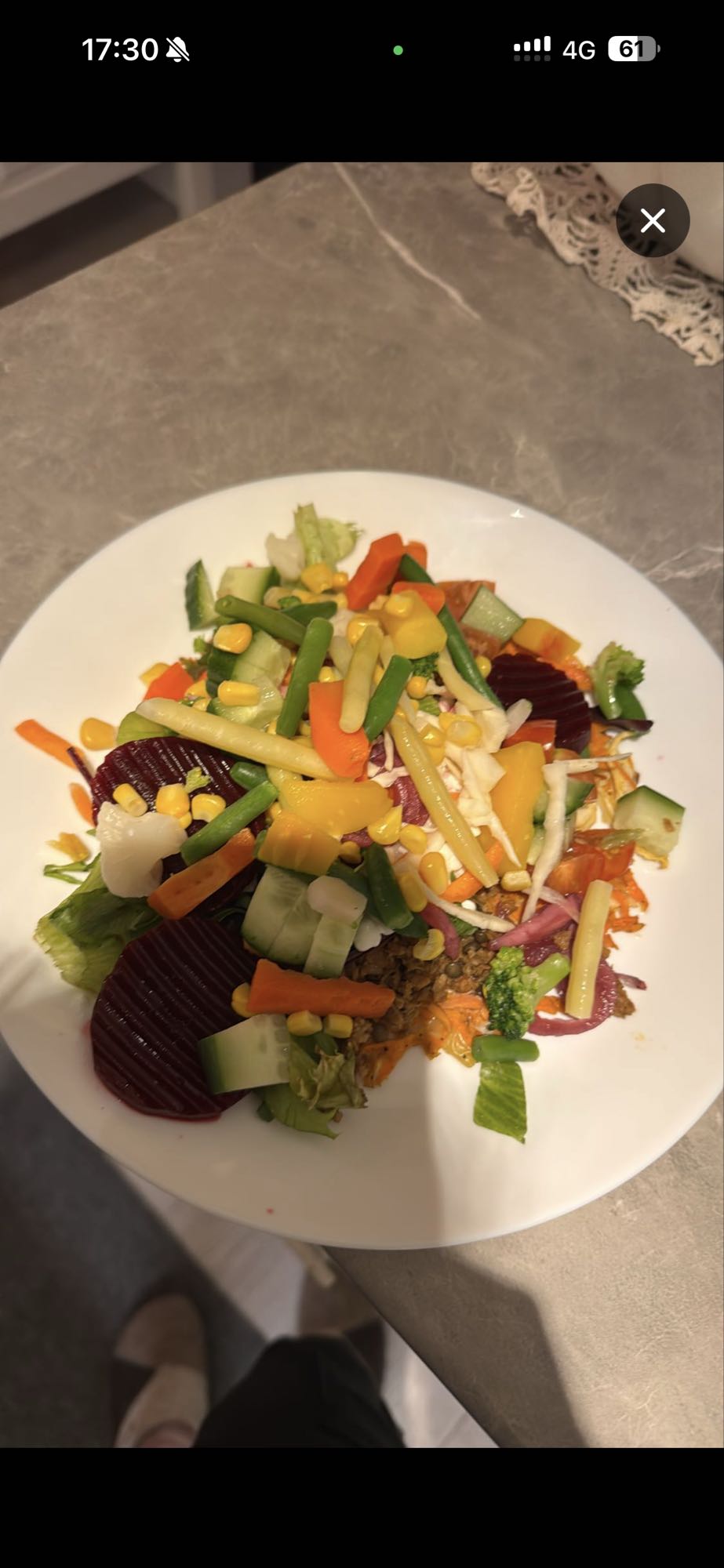 Blandad grönsakssallad