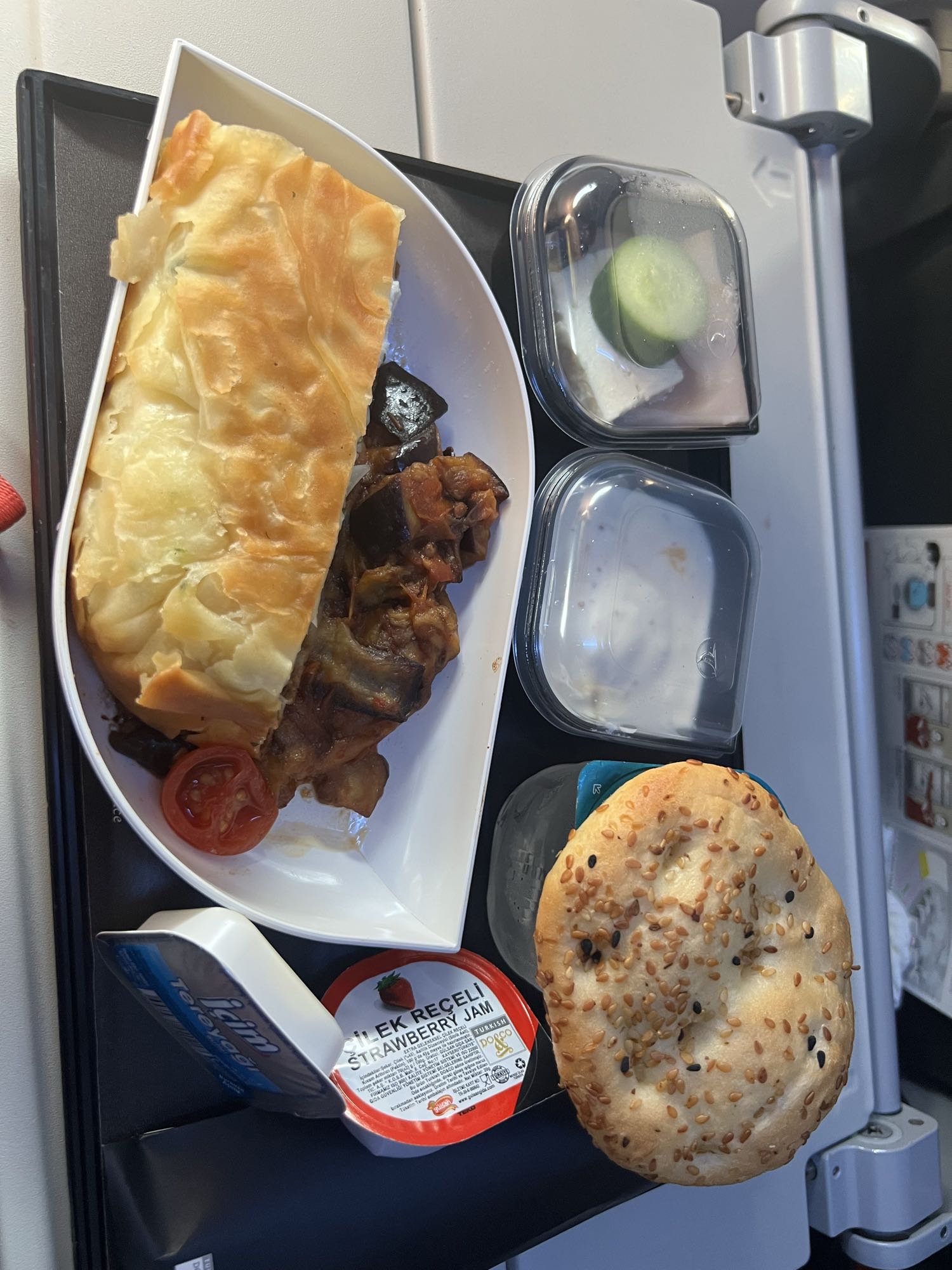 Cheese Borek & Veggies