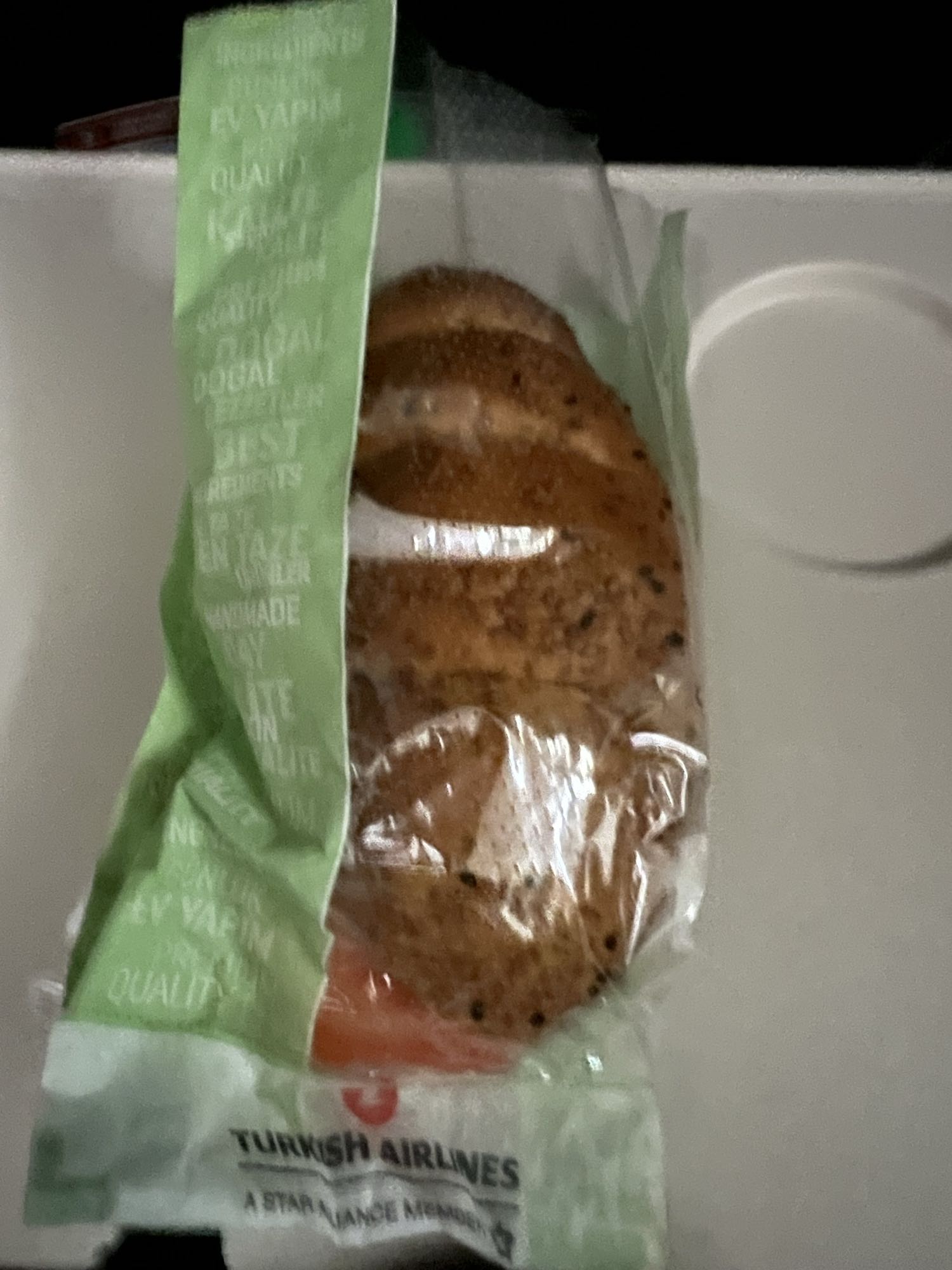 Cheese and tomato croissant