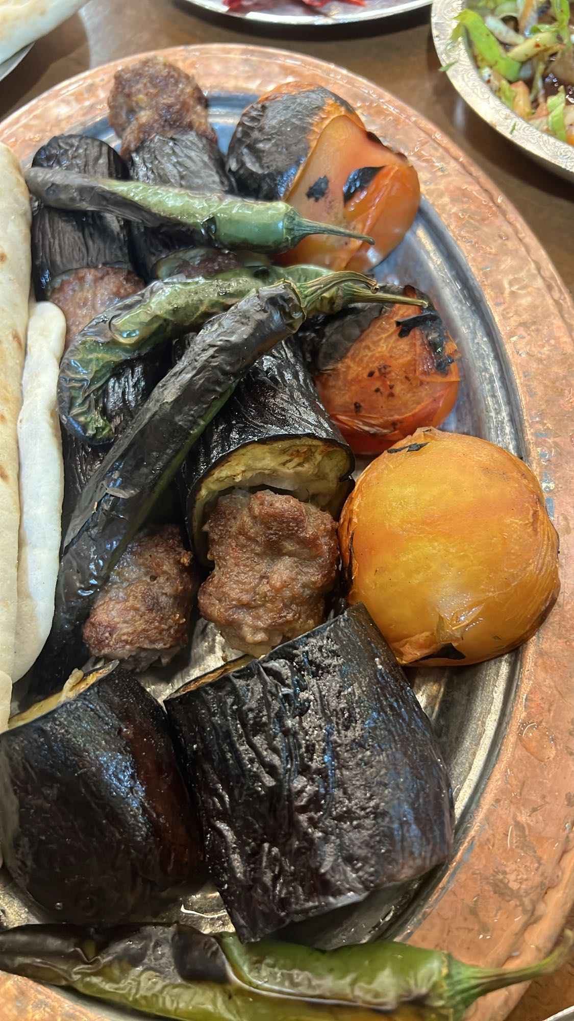 Eggplant Kebab Plate