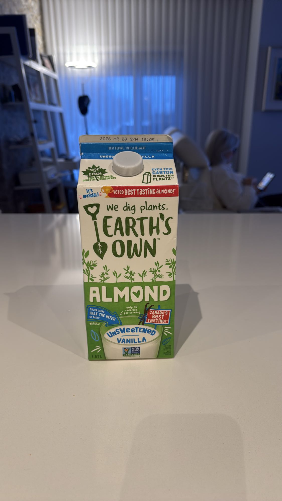 Lait d'amande vanille