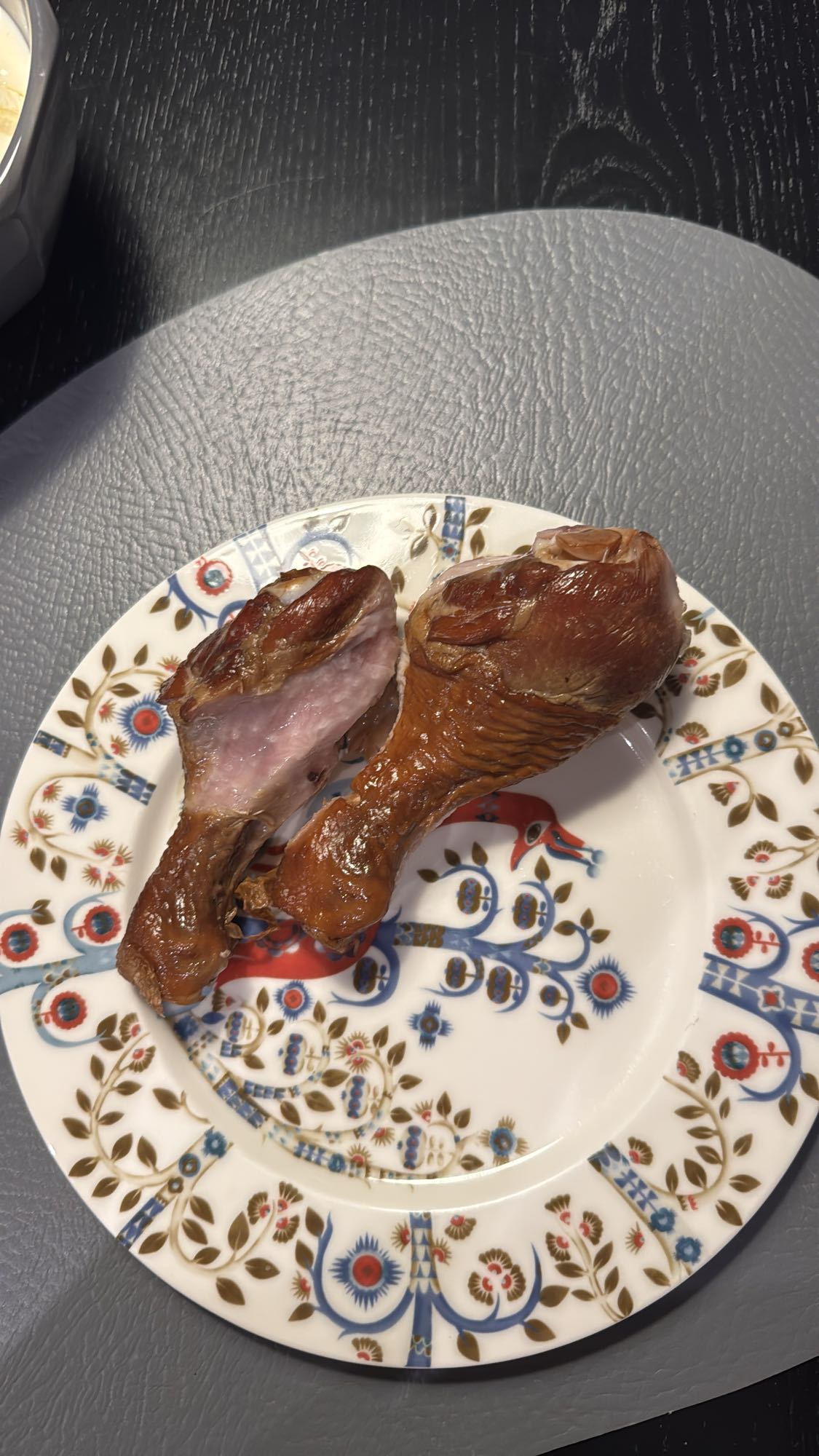 Smoked chicken drumsticks
