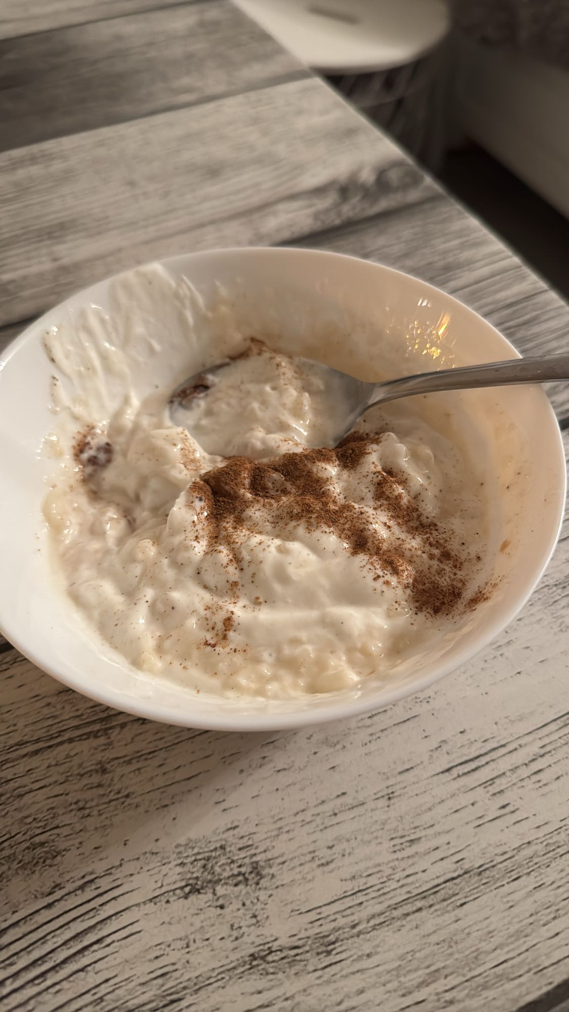 Sockerfri risgrynsgröt med kvarg