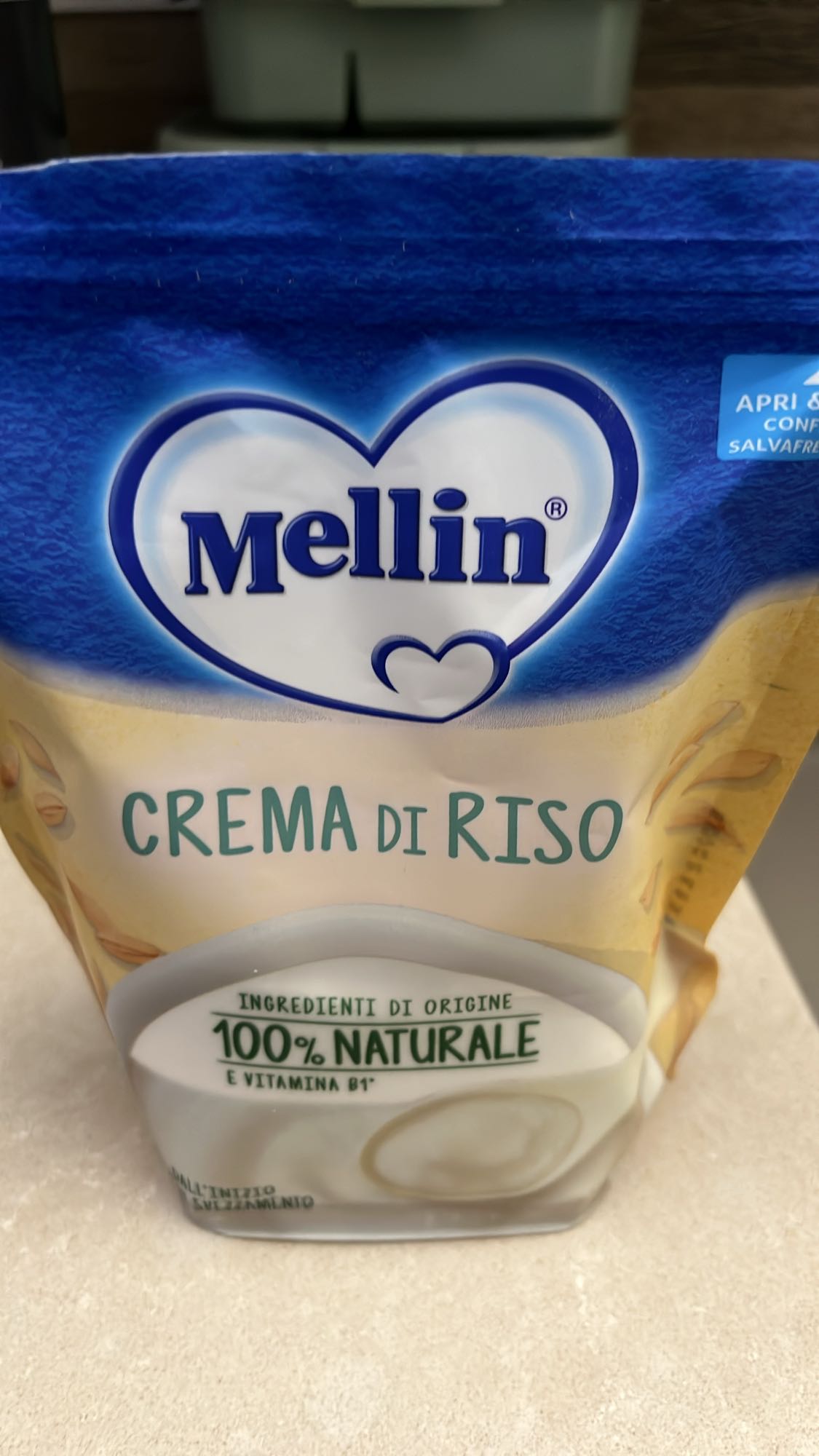 Crema di riso Mellin