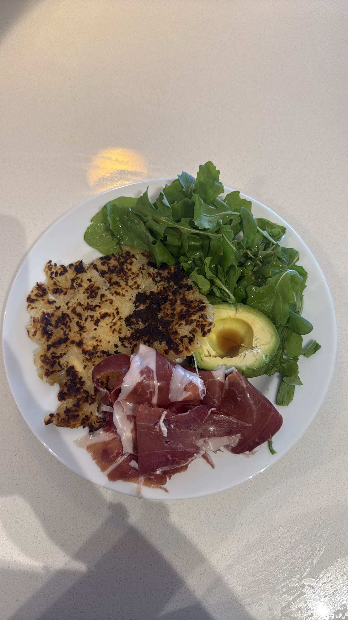 Prosciutto Avocado Plate