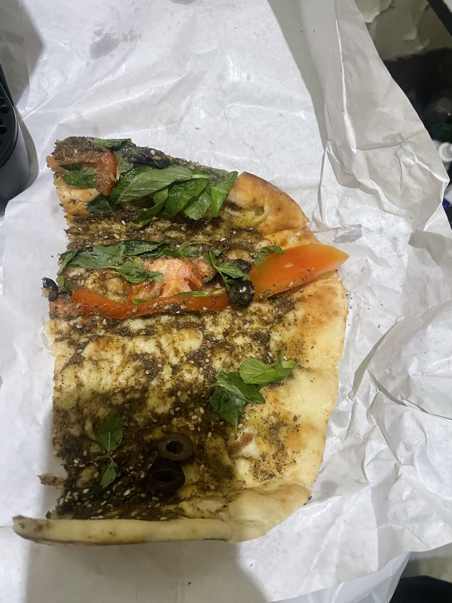 Za'atar Flatbread Slice