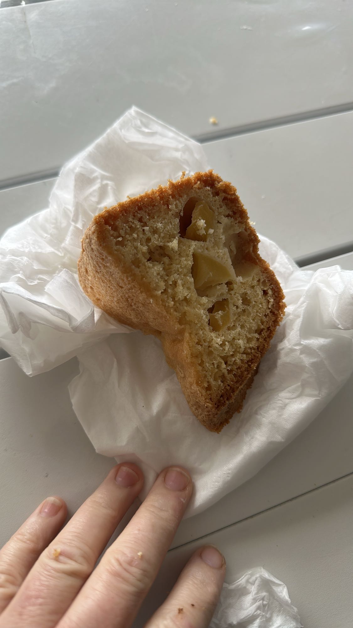 Apple cake slice