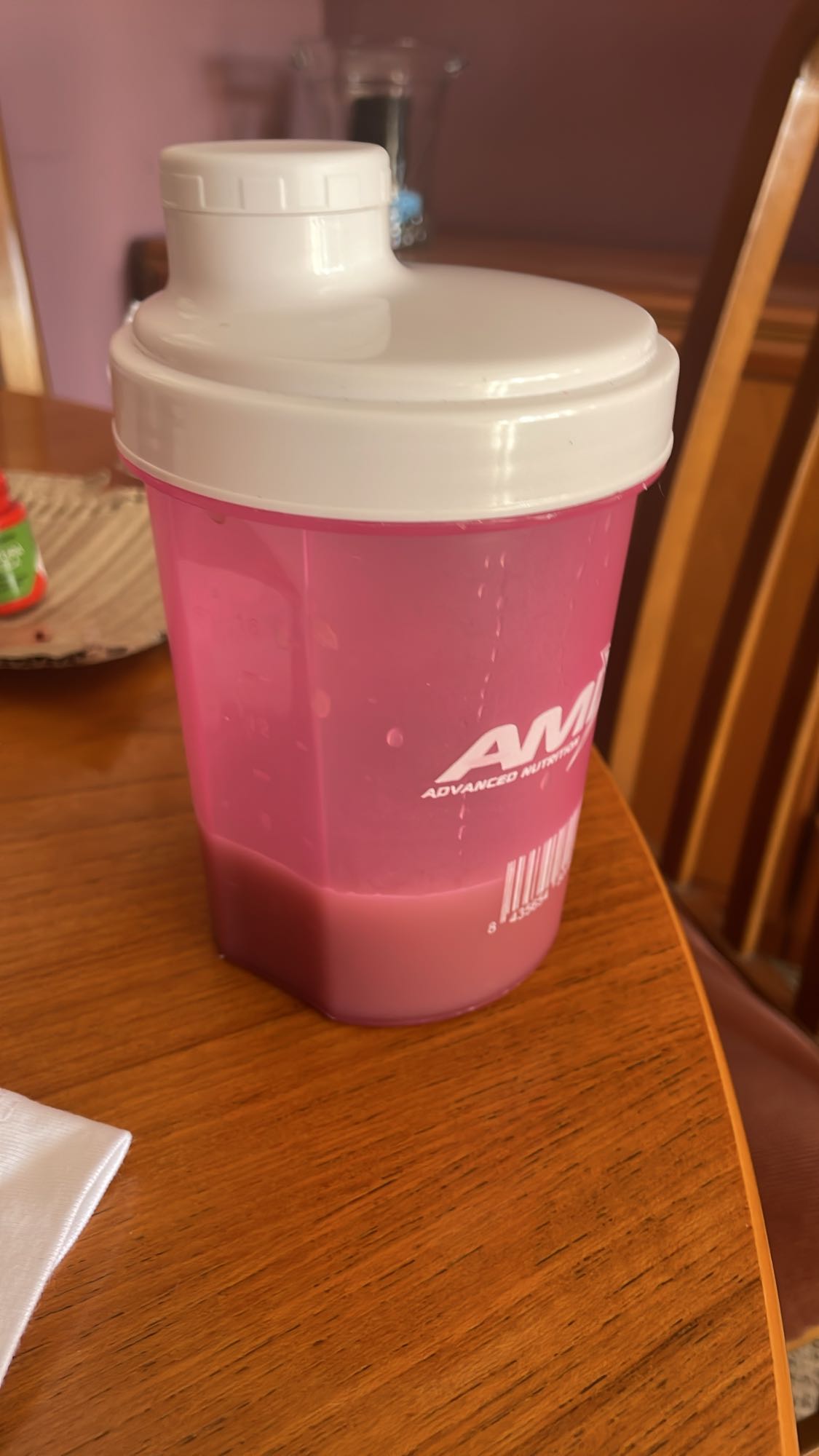 batido de proteína fresa