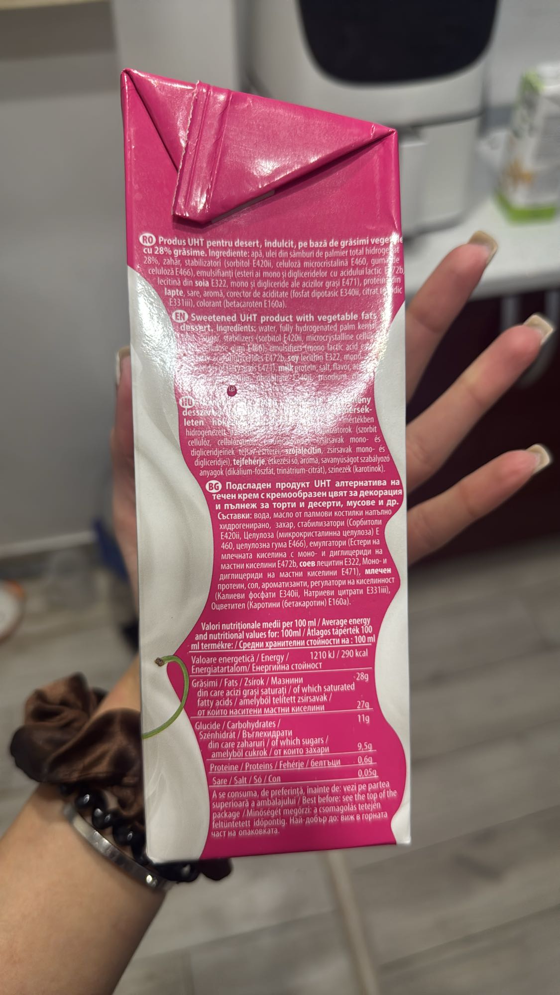 Sweetened UHT Dessert Cream