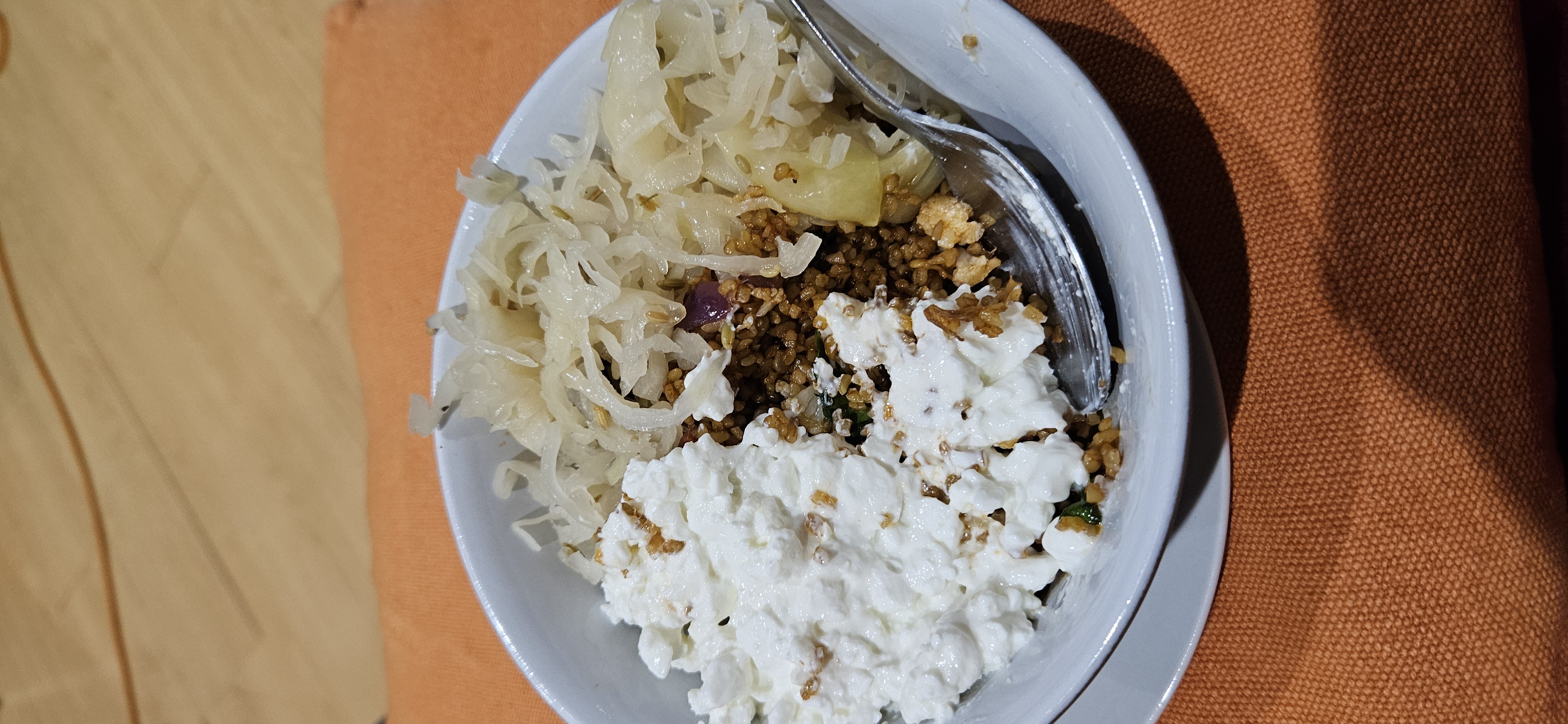 Cottage Cheese Bulgur Bowl