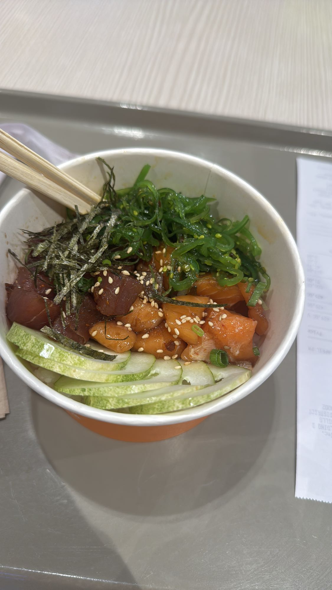 Salmon Tuna Poke Bowl